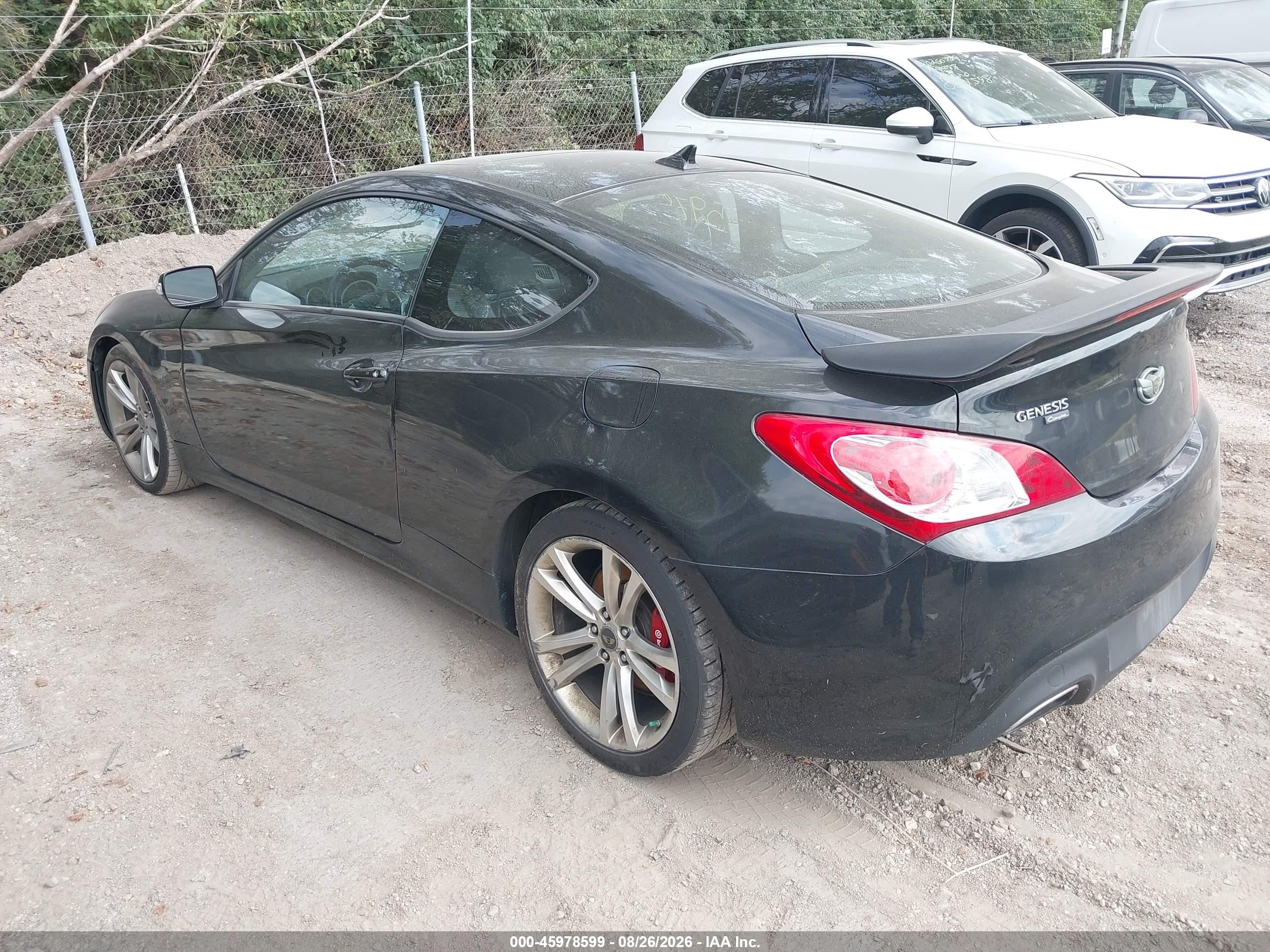 2010 Hyundai Genesis 3.8 Track Black vin: KMHHU6KH9AU027894