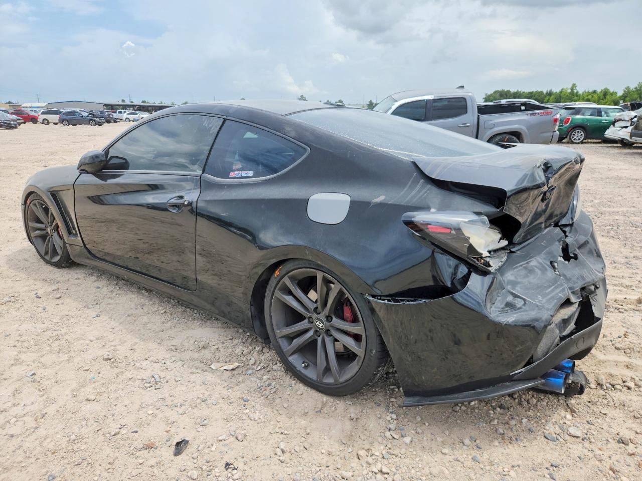 2012 Hyundai Genesis Coupe 3.8l Grand Touring Черный vin: KMHHU6KH9CU066116