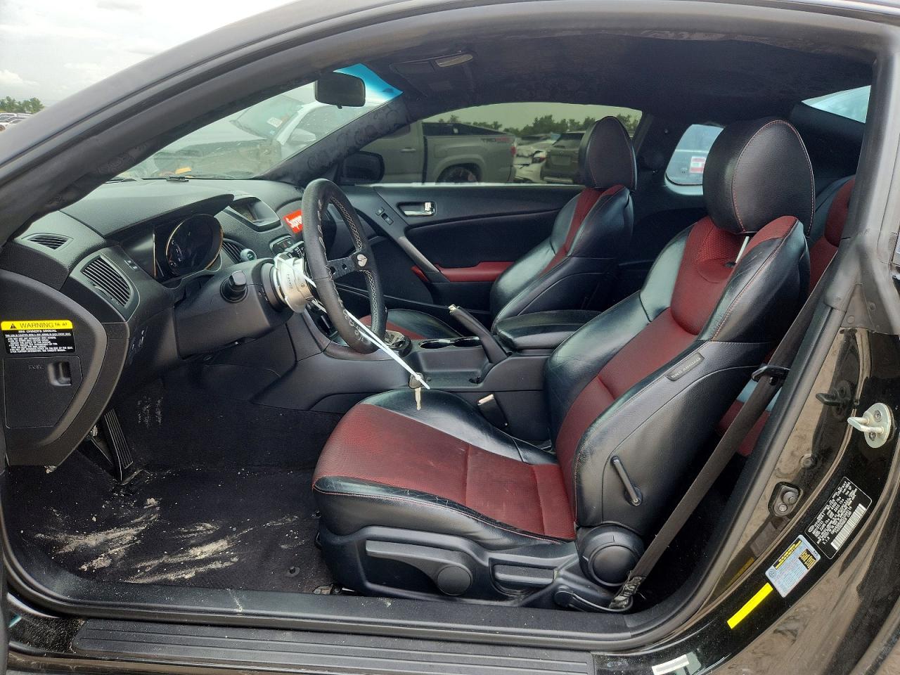 2012 Hyundai Genesis Coupe 3.8l Grand Touring Черный vin: KMHHU6KH9CU066116