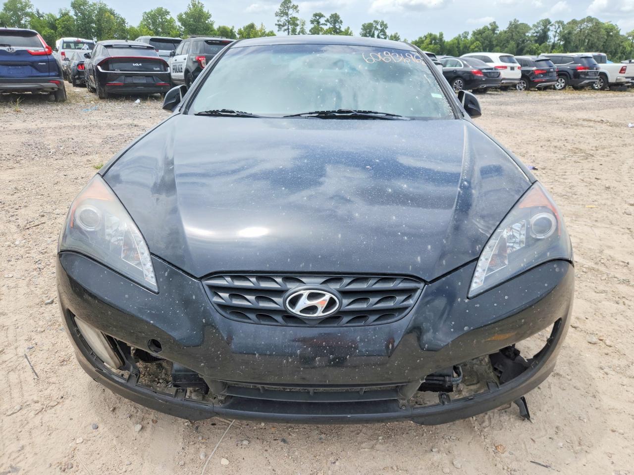 2012 Hyundai Genesis Coupe 3.8l Grand Touring Черный vin: KMHHU6KH9CU066116