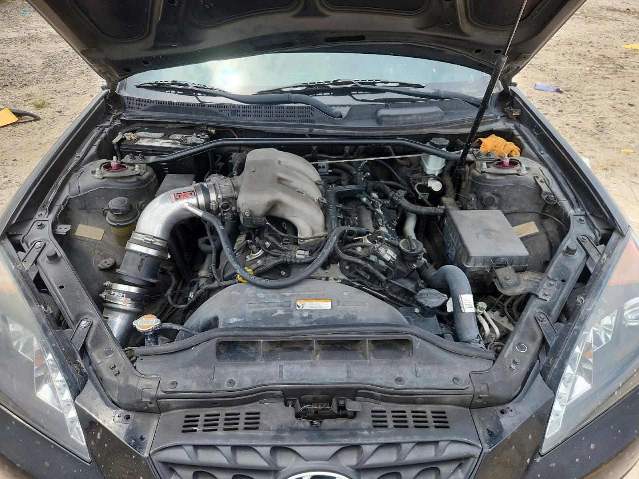 2012 Hyundai Genesis Coupe 3.8l Grand Touring Черный vin: KMHHU6KH9CU066116