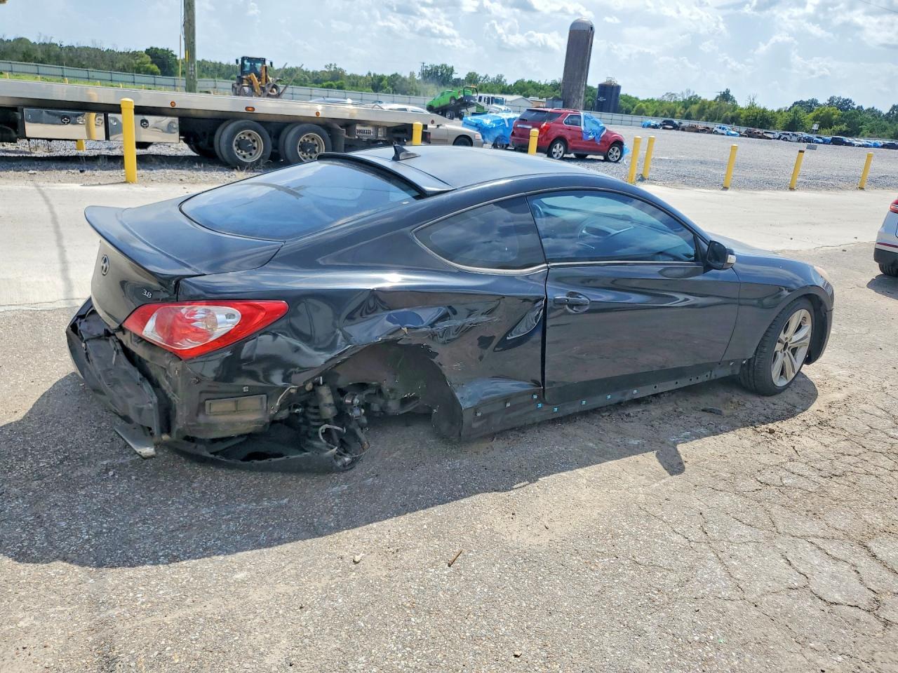 2010 Hyundai Genesis Coupe 3.8l Grand Touring Black vin: KMHHU6KHXAU026754