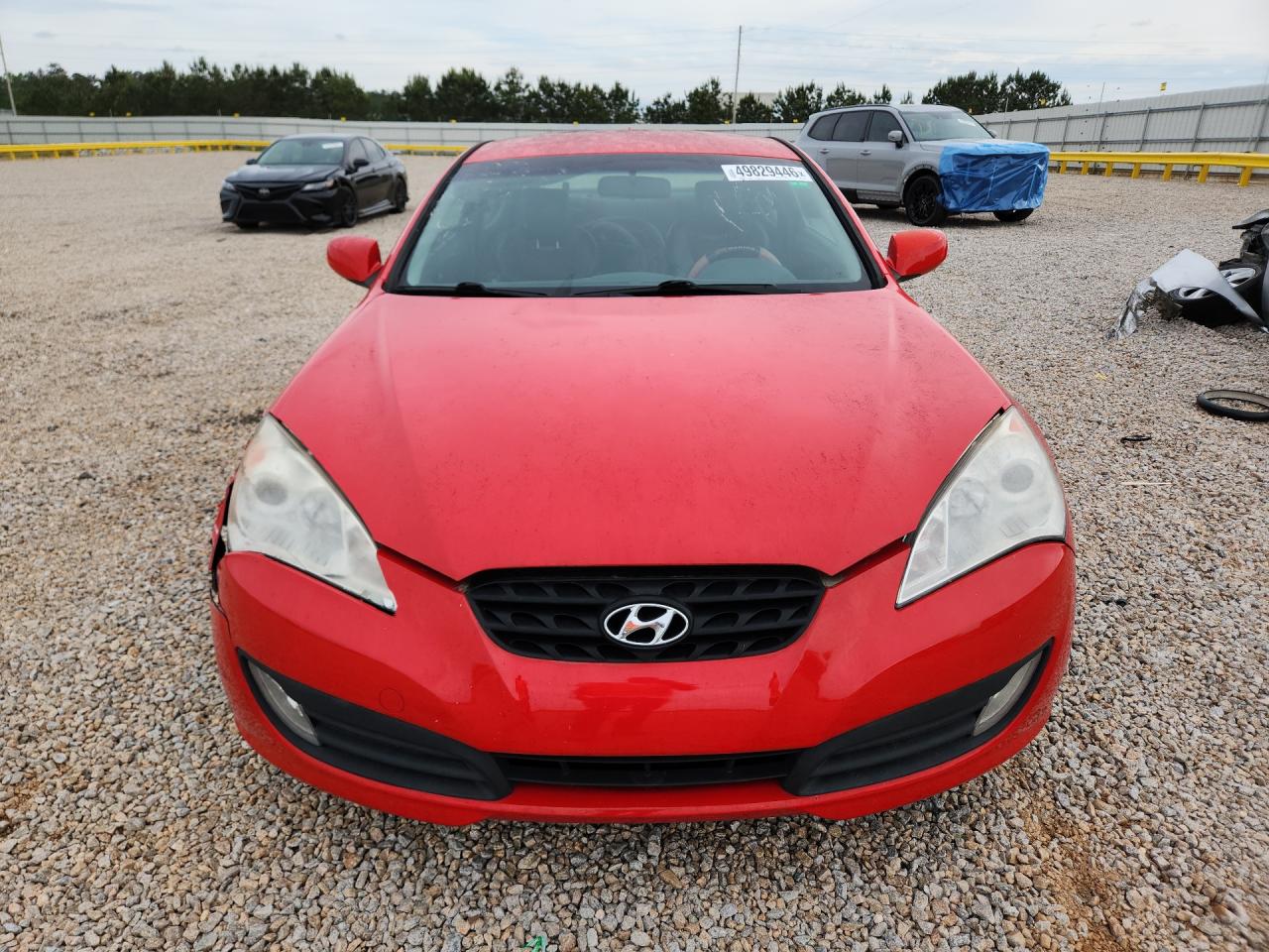 2011 Hyundai Genesis Coupe 3.8l Red vin: KMHHU6KHXBU047248