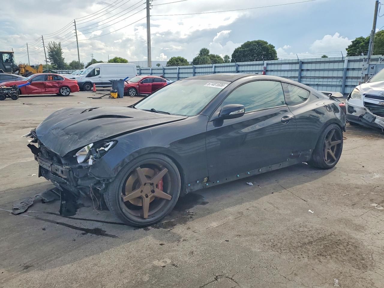 2013 Hyundai Genesis Coupe 3.8 Track Black vin: KMHHU6KJ0DU081303