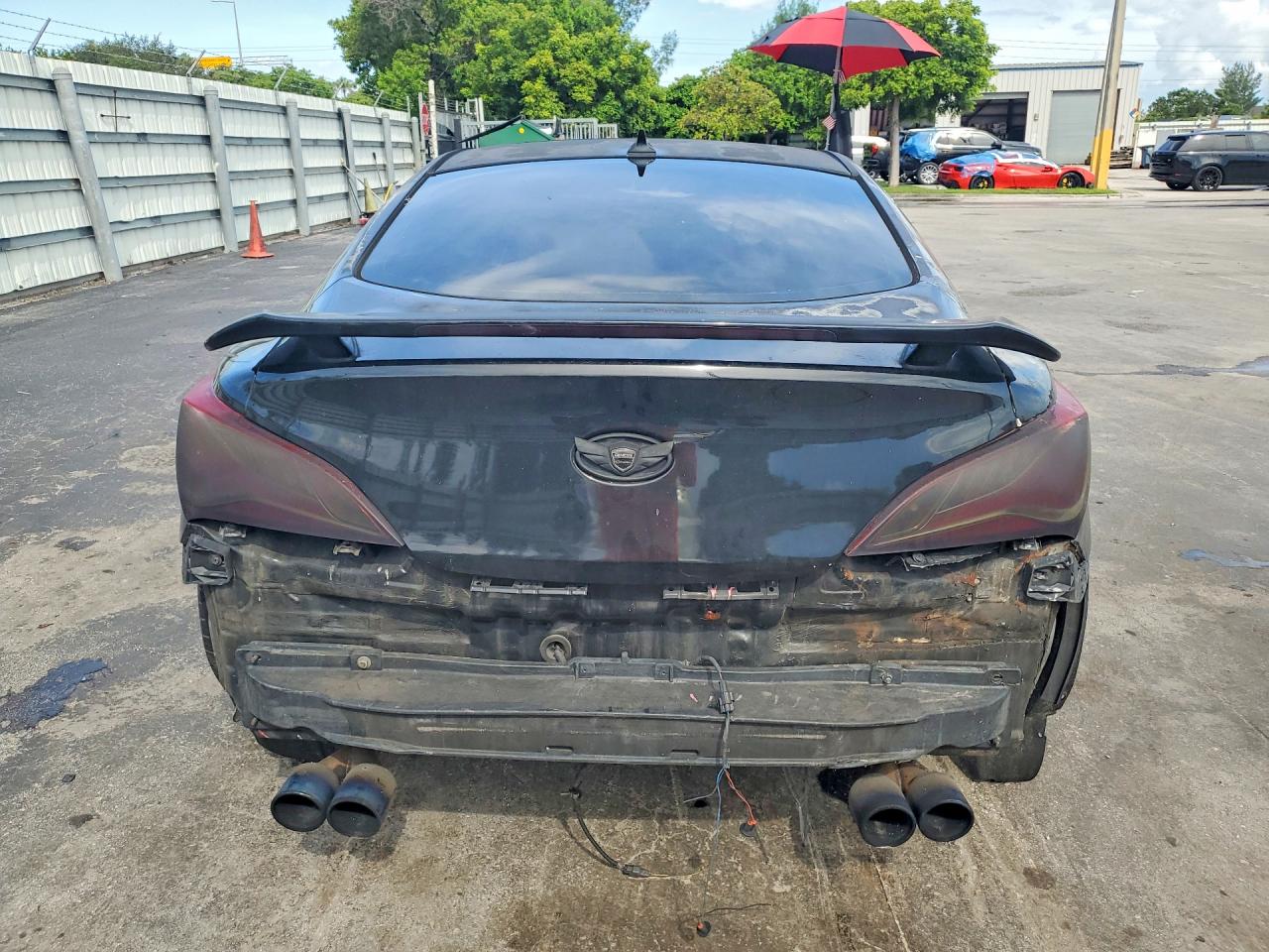 2013 Hyundai Genesis Coupe 3.8 Track Черный vin: KMHHU6KJ0DU081303