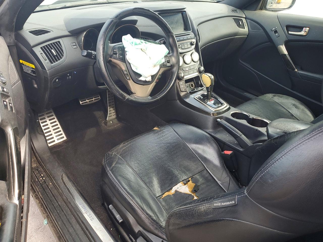 2013 Hyundai Genesis Coupe 3.8 Track Черный vin: KMHHU6KJ0DU081303