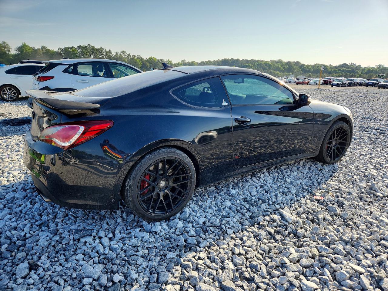 2014 Hyundai Genesis Coupe 3.8l Black vin: KMHHU6KJ0EU119243