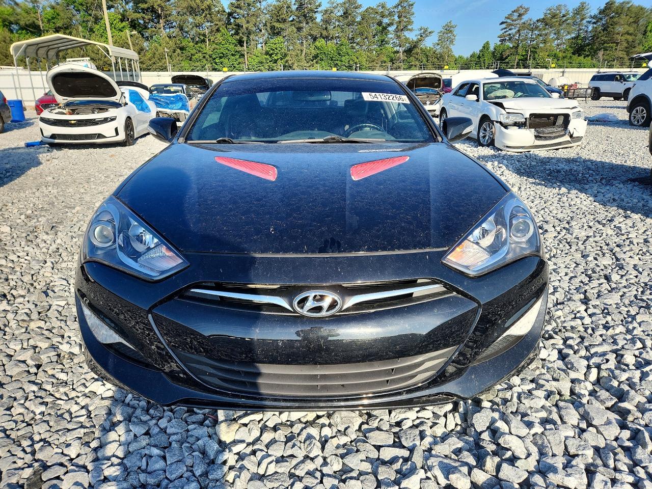 2014 Hyundai Genesis Coupe 3.8l Black vin: KMHHU6KJ0EU119243