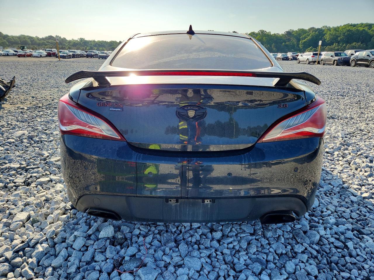 2014 Hyundai Genesis Coupe 3.8l Black vin: KMHHU6KJ0EU119243
