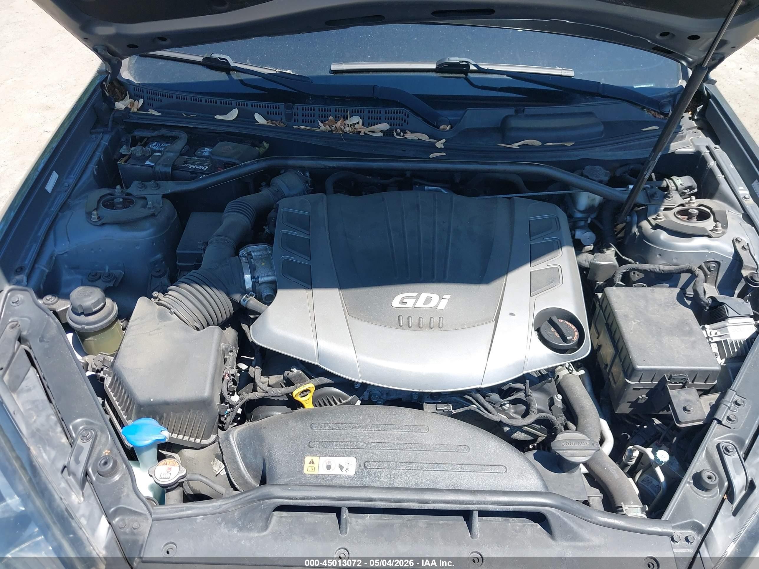 2015 Hyundai Genesis   Серый vin: KMHHU6KJ0FU128154
