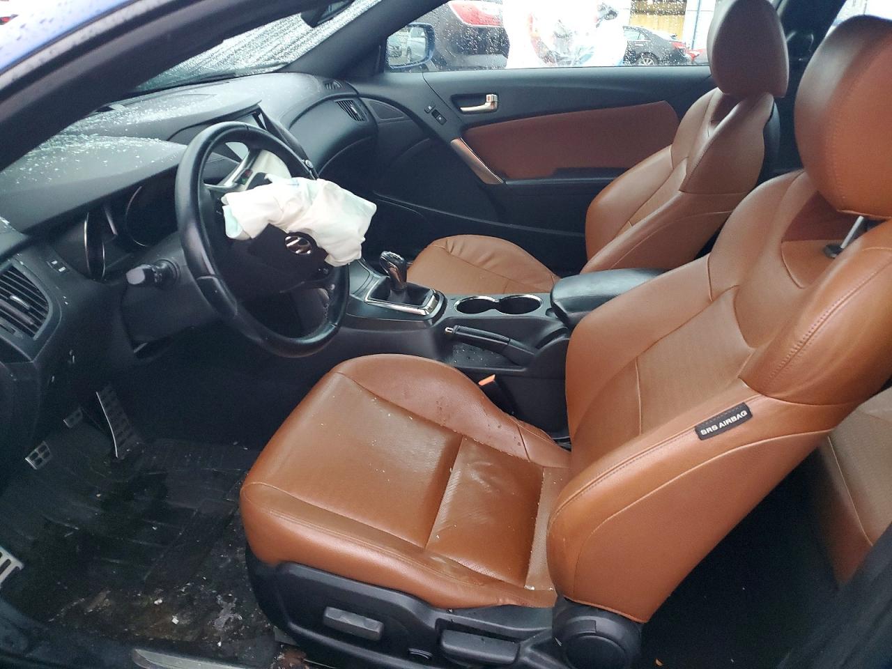 2015 Hyundai Genesis Coupe 3.8l Синий vin: KMHHU6KJ0FU130180