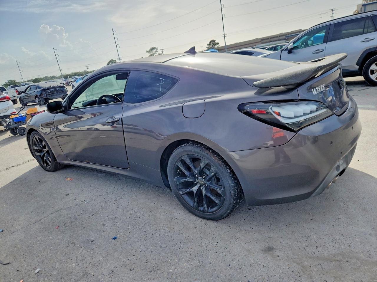 2013 Hyundai Genesis Coupe 3.8 Grand Touring Gray vin: KMHHU6KJ1DU094982