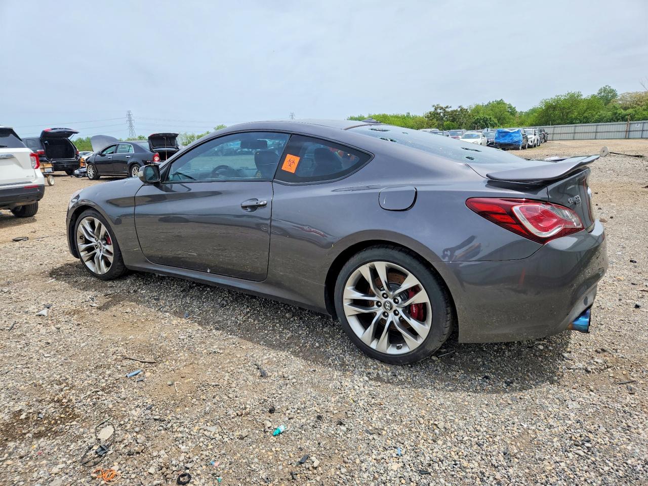 2013 Hyundai Genesis Coupe 3.8l Gray vin: KMHHU6KJ1DU096893