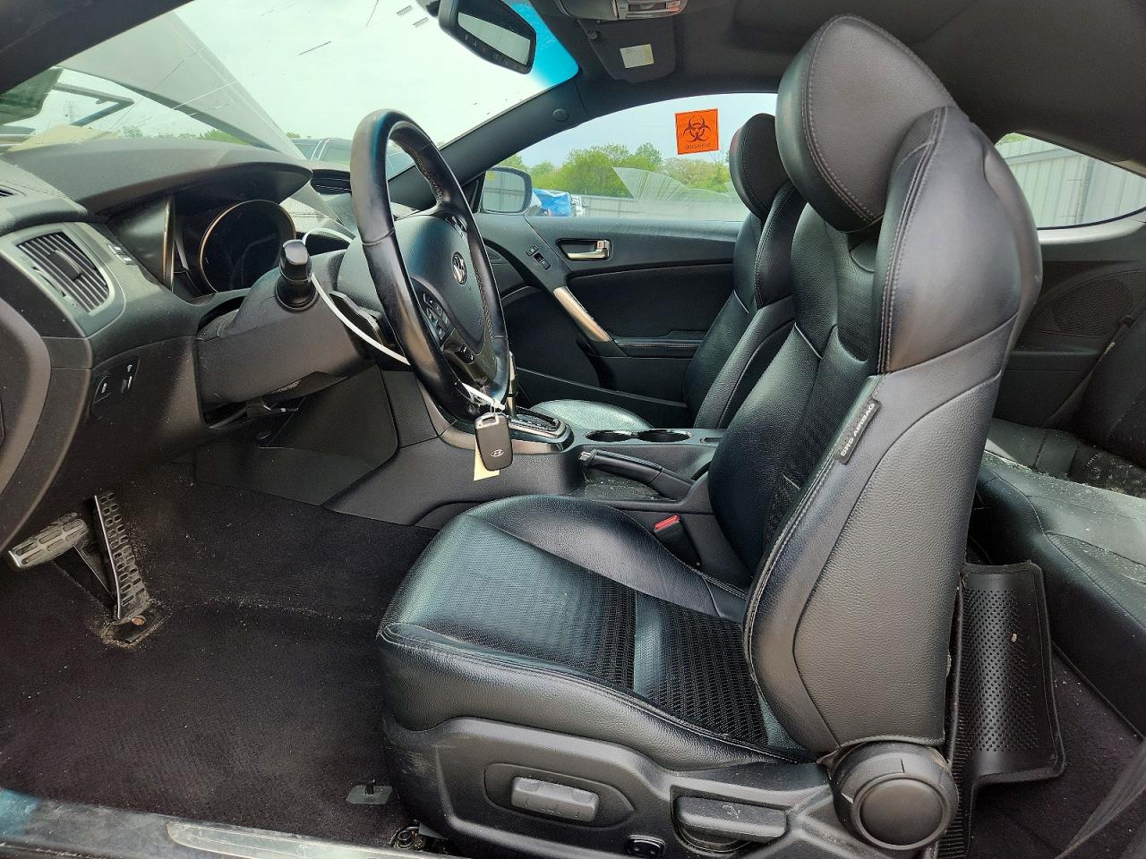 2013 Hyundai Genesis Coupe 3.8l Gray vin: KMHHU6KJ1DU096893