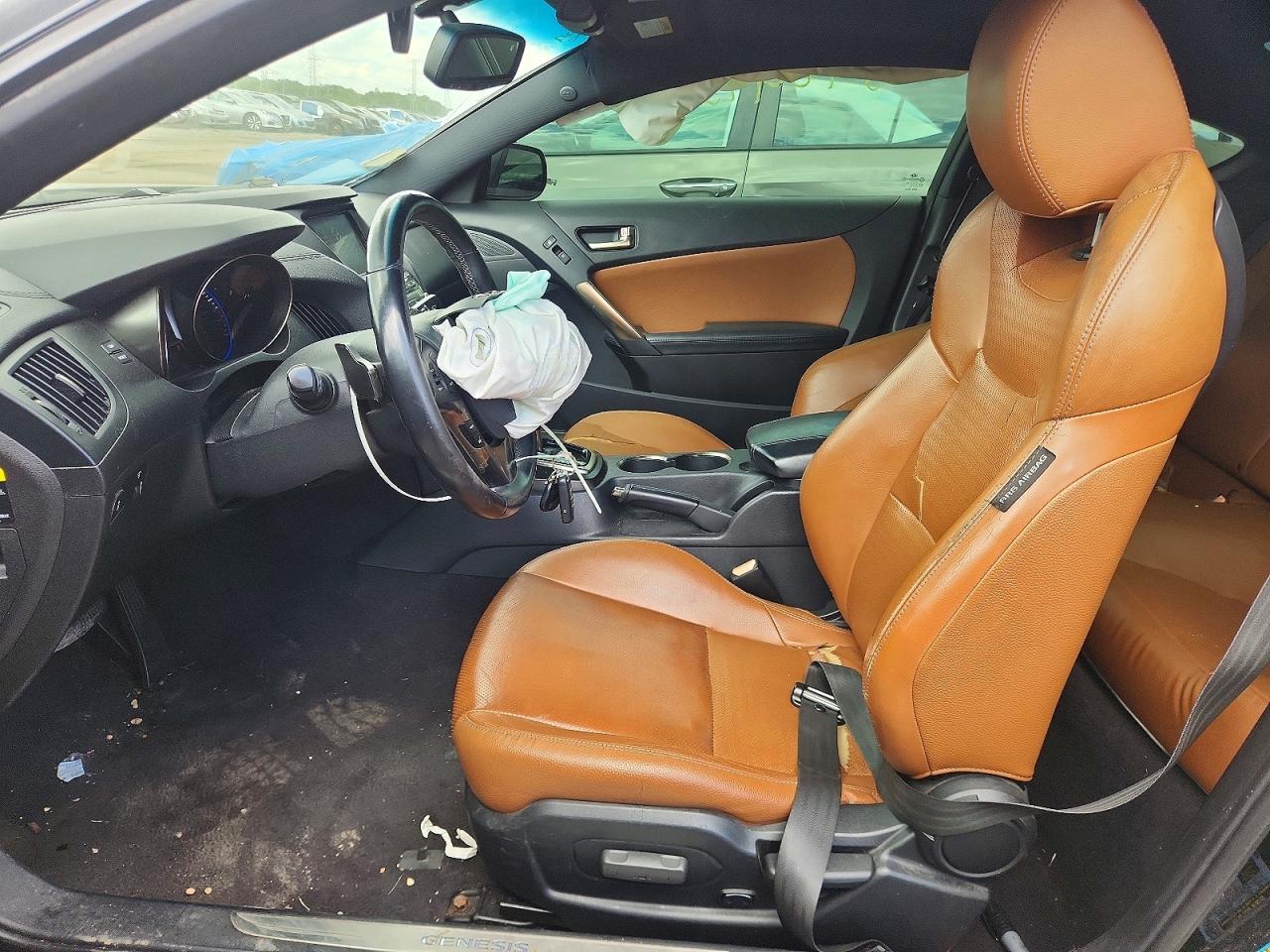 2013 Hyundai Genesis Coupe 3.8l Black vin: KMHHU6KJ1DU101946