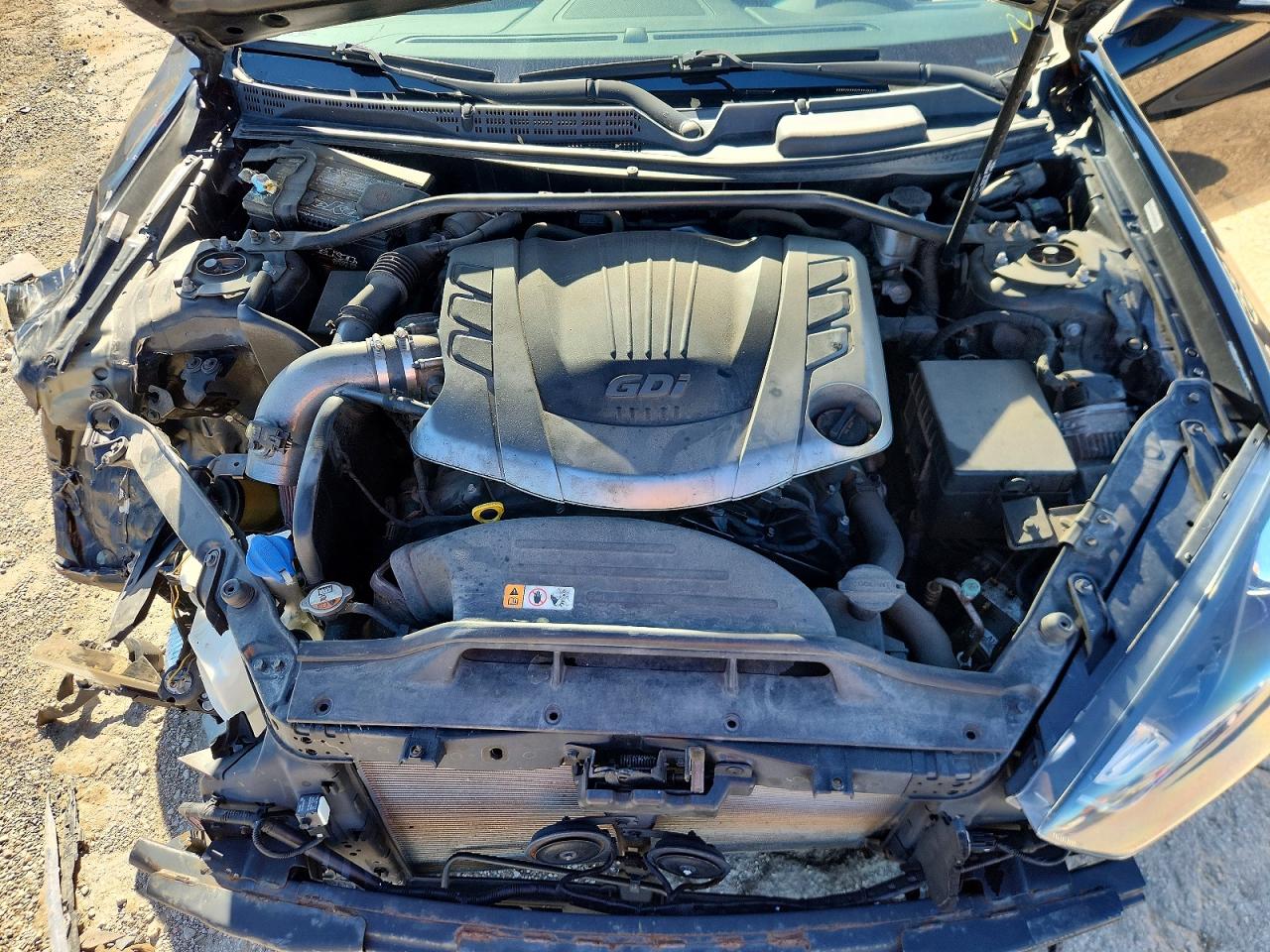 2013 Hyundai Genesis Coupe 3.8l Black vin: KMHHU6KJ1DU101946