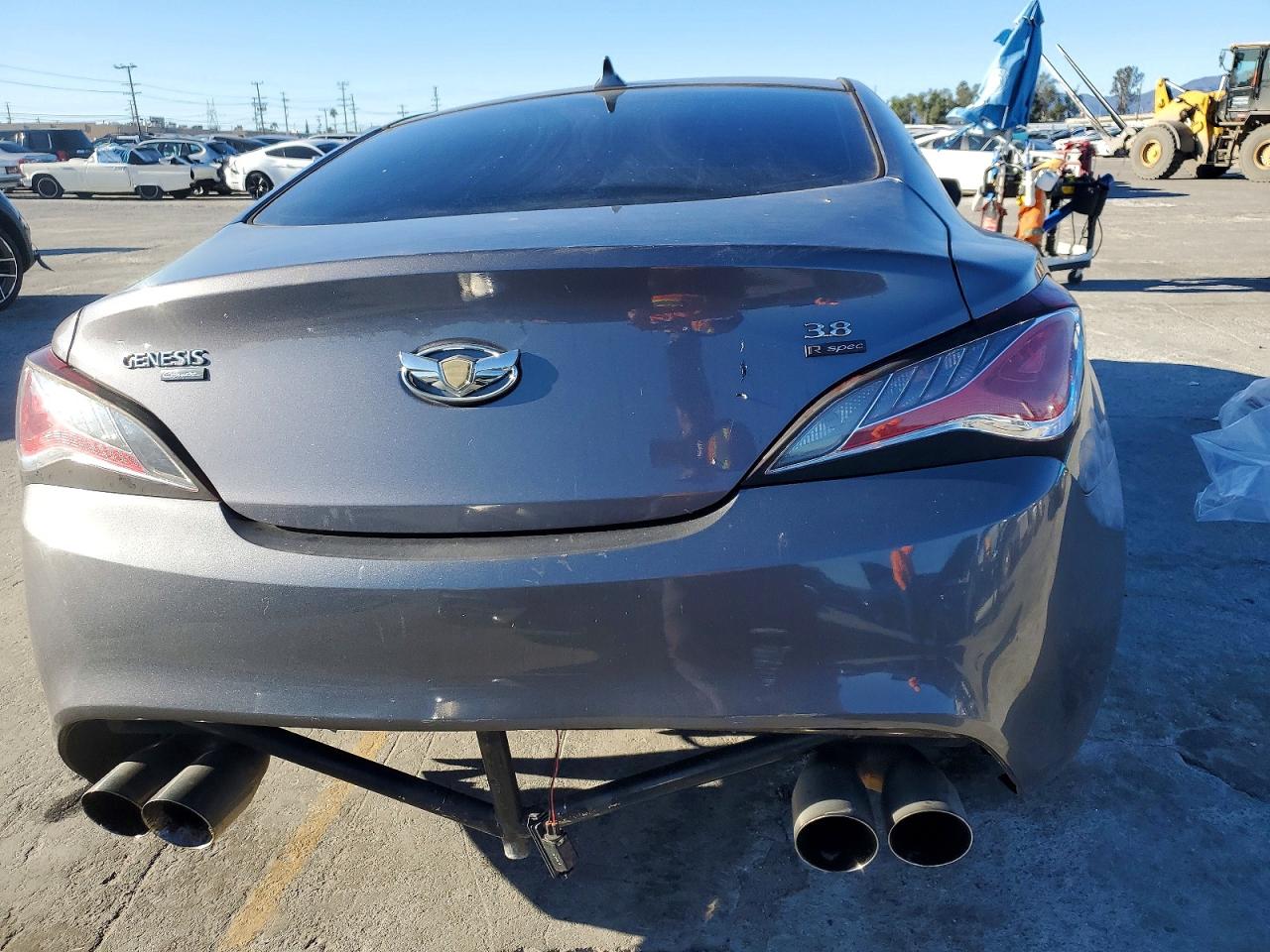 2013 Hyundai Genesis Coupe 3.8l Gray vin: KMHHU6KJ2DU108839