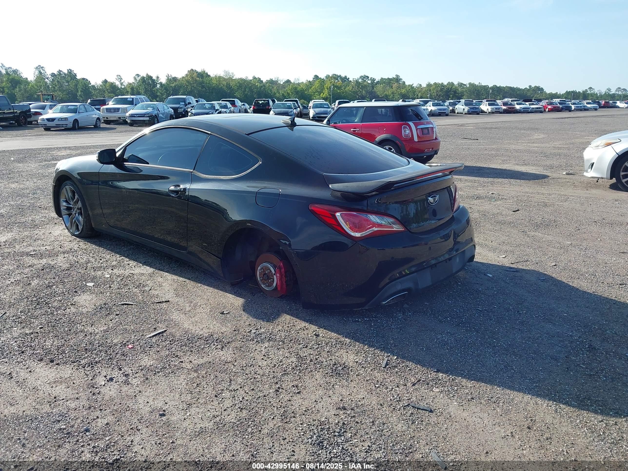 2015 Hyundai Genesis 3.8 Ultimate Черный vin: KMHHU6KJ2FU125997