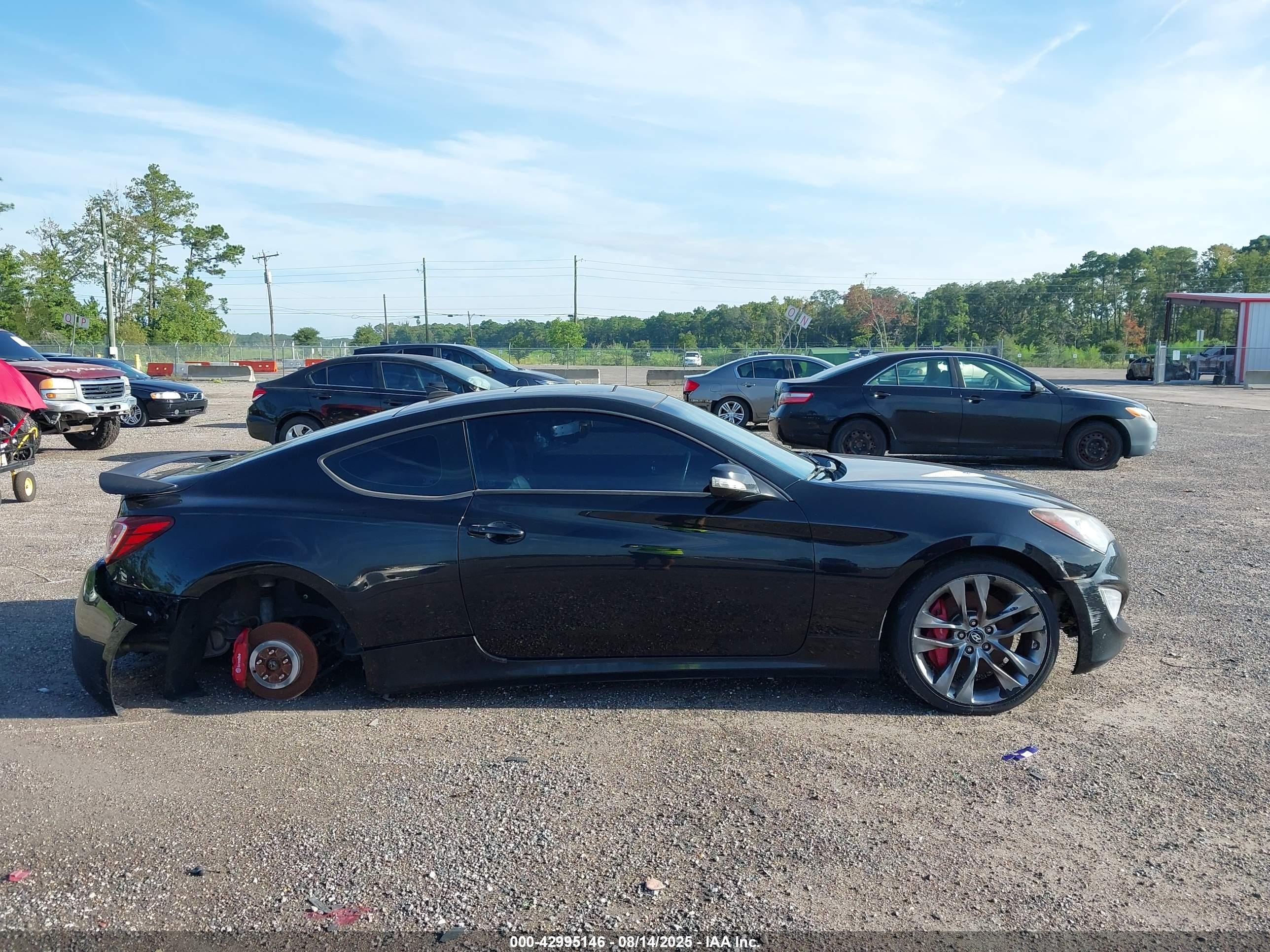 2015 Hyundai Genesis 3.8 Ultimate Черный vin: KMHHU6KJ2FU125997