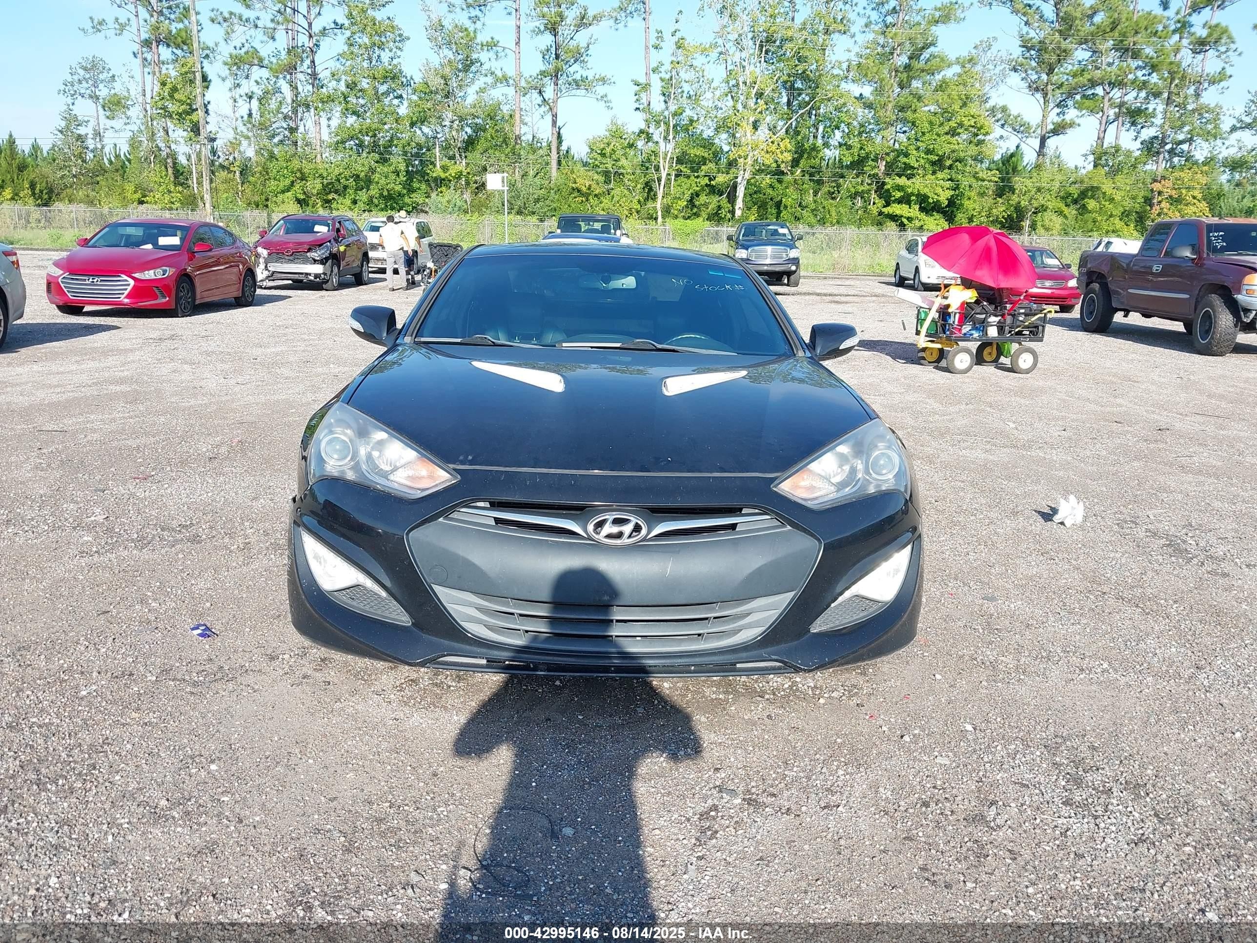 2015 Hyundai Genesis 3.8 Ultimate Черный vin: KMHHU6KJ2FU125997