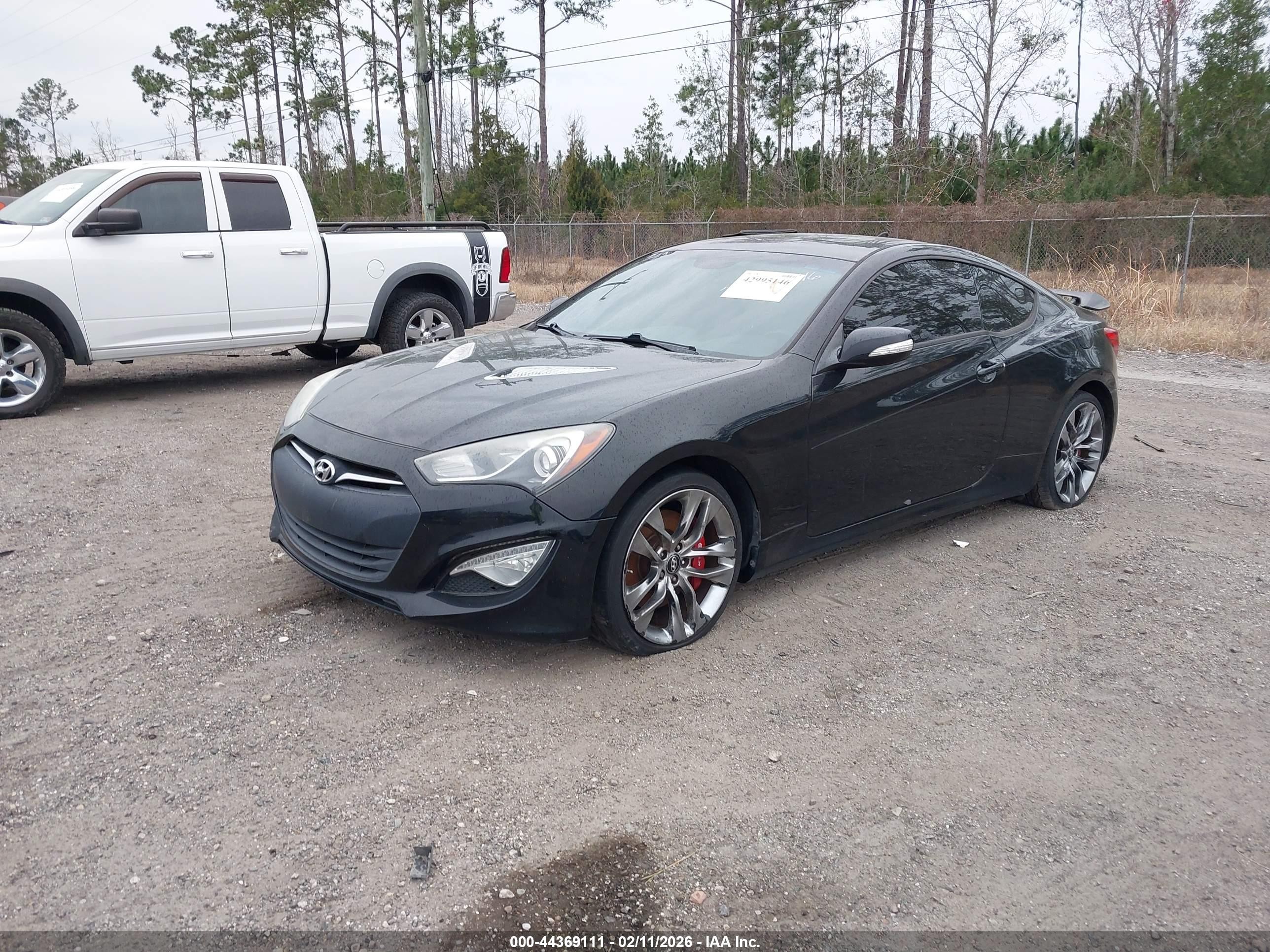 2015 Hyundai Genesis 3.8 Ultimate Черный vin: KMHHU6KJ2FU125997