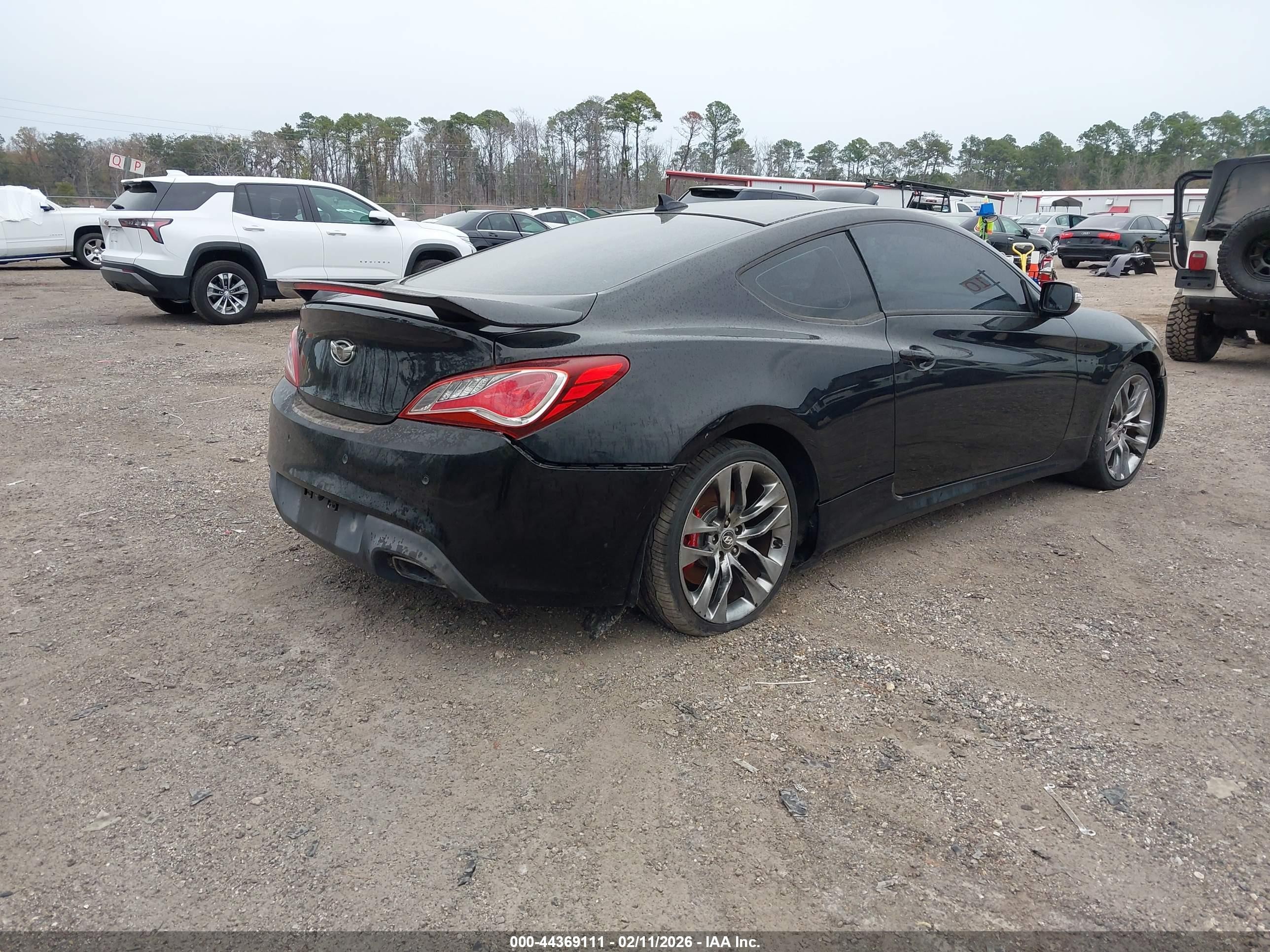 2015 Hyundai Genesis 3.8 Ultimate Черный vin: KMHHU6KJ2FU125997