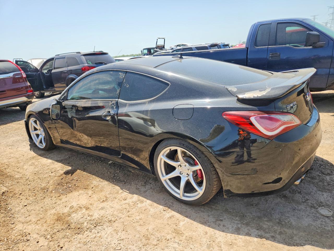 2012 Hyundai Genesis Coupe Gls Black vin: KMHHU6KJ3CU085800
