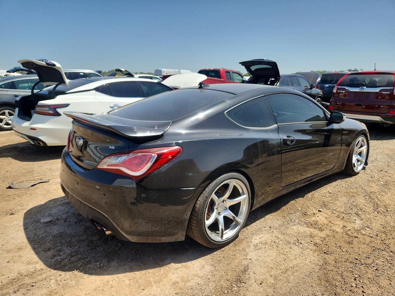 2012 Hyundai Genesis Coupe Gls Black vin: KMHHU6KJ3CU085800