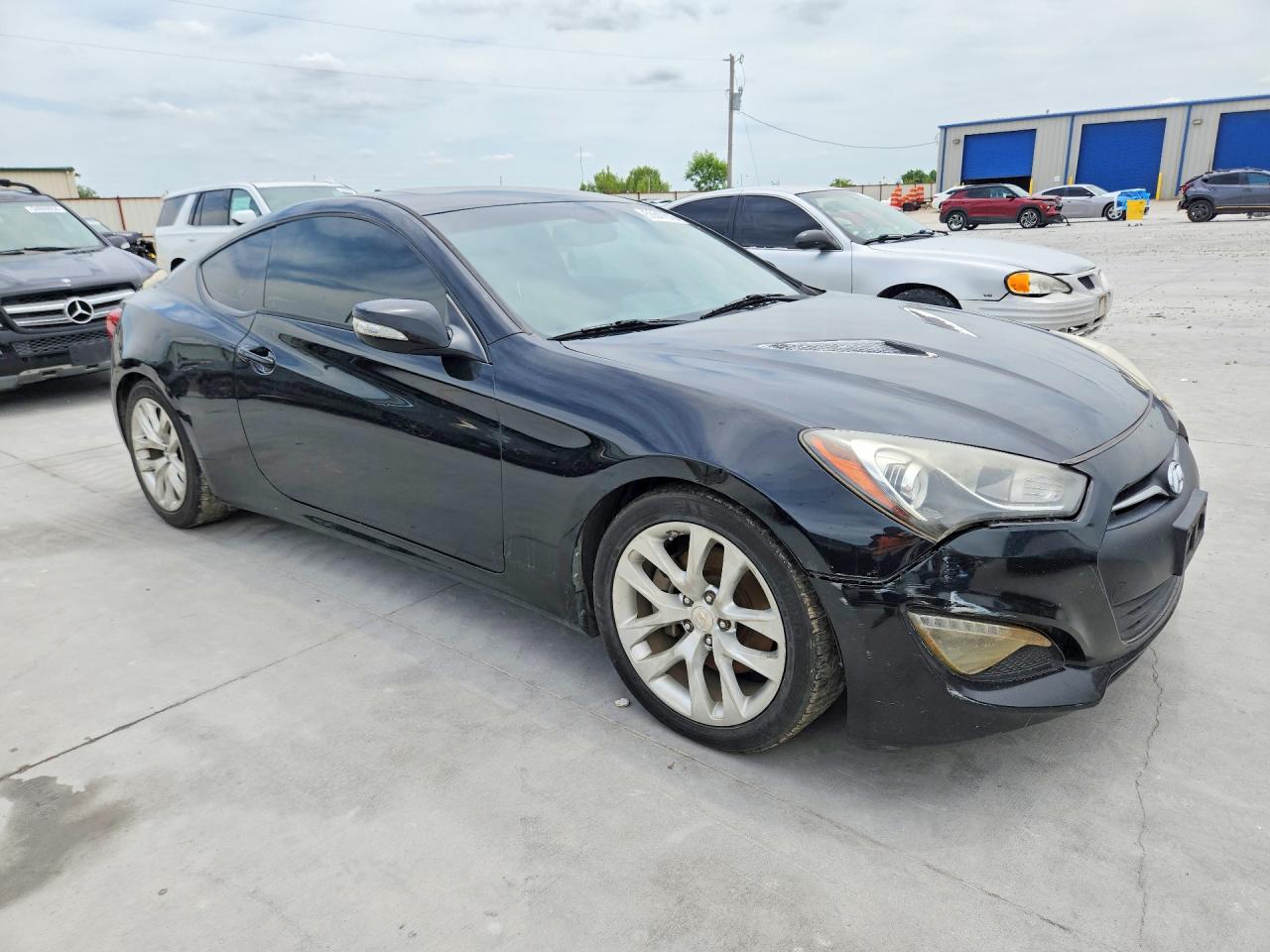 2013 Hyundai Genesis Coupe 3.8l Black vin: KMHHU6KJ3DU105626