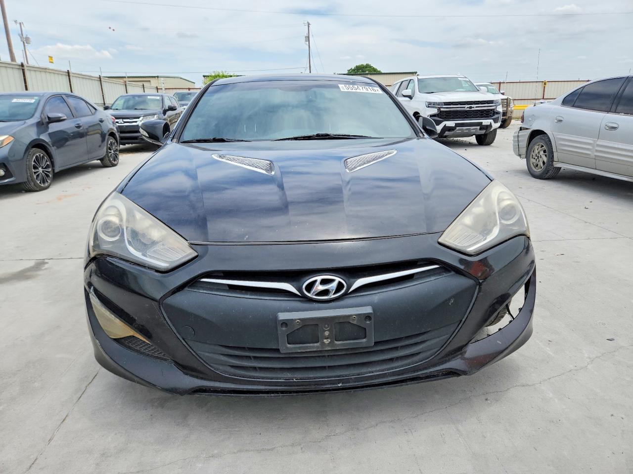 2013 Hyundai Genesis Coupe 3.8l Black vin: KMHHU6KJ3DU105626