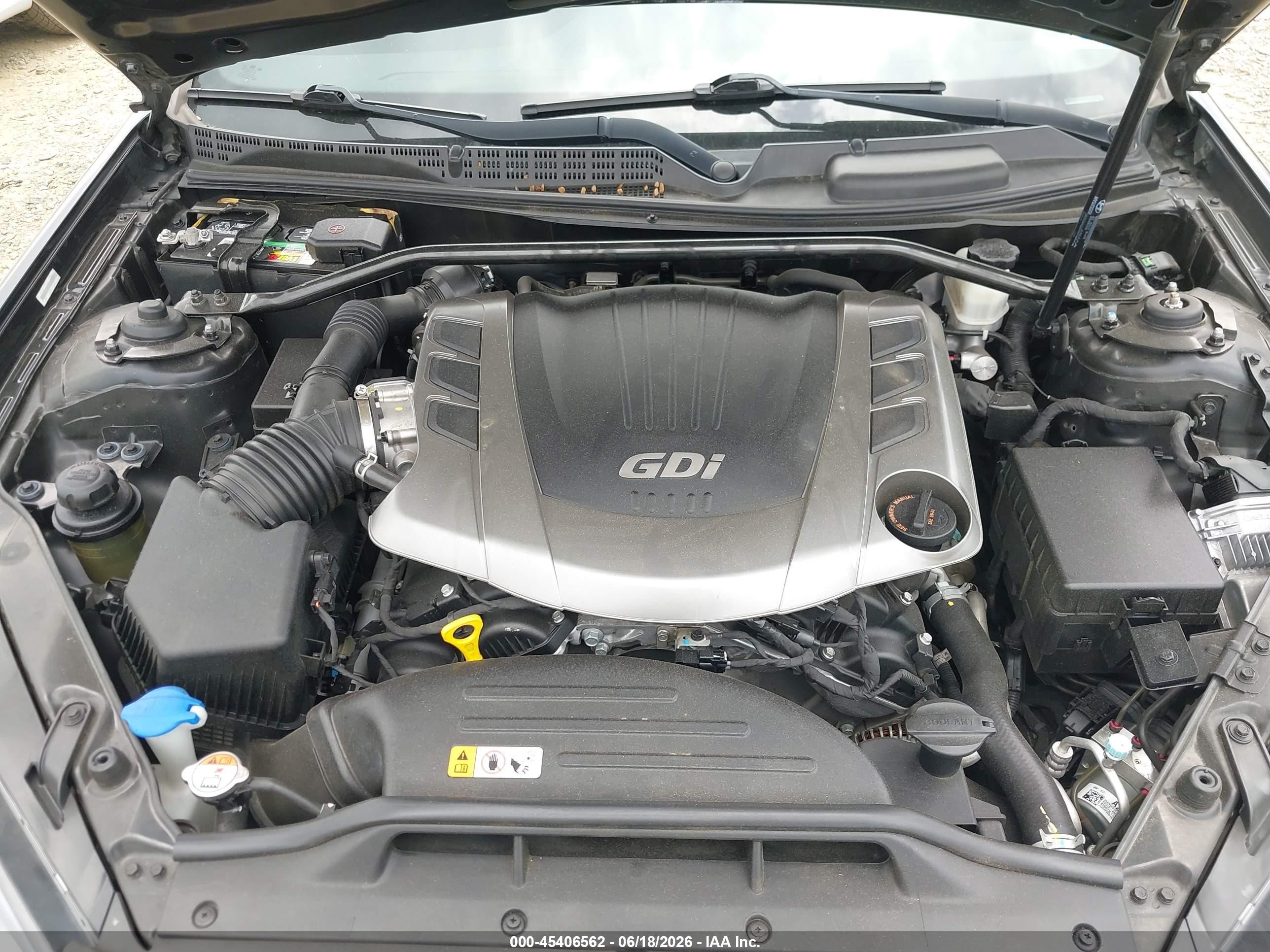 2015 Hyundai Genesis 3.8 Ultimate Black vin: KMHHU6KJ3FU123238
