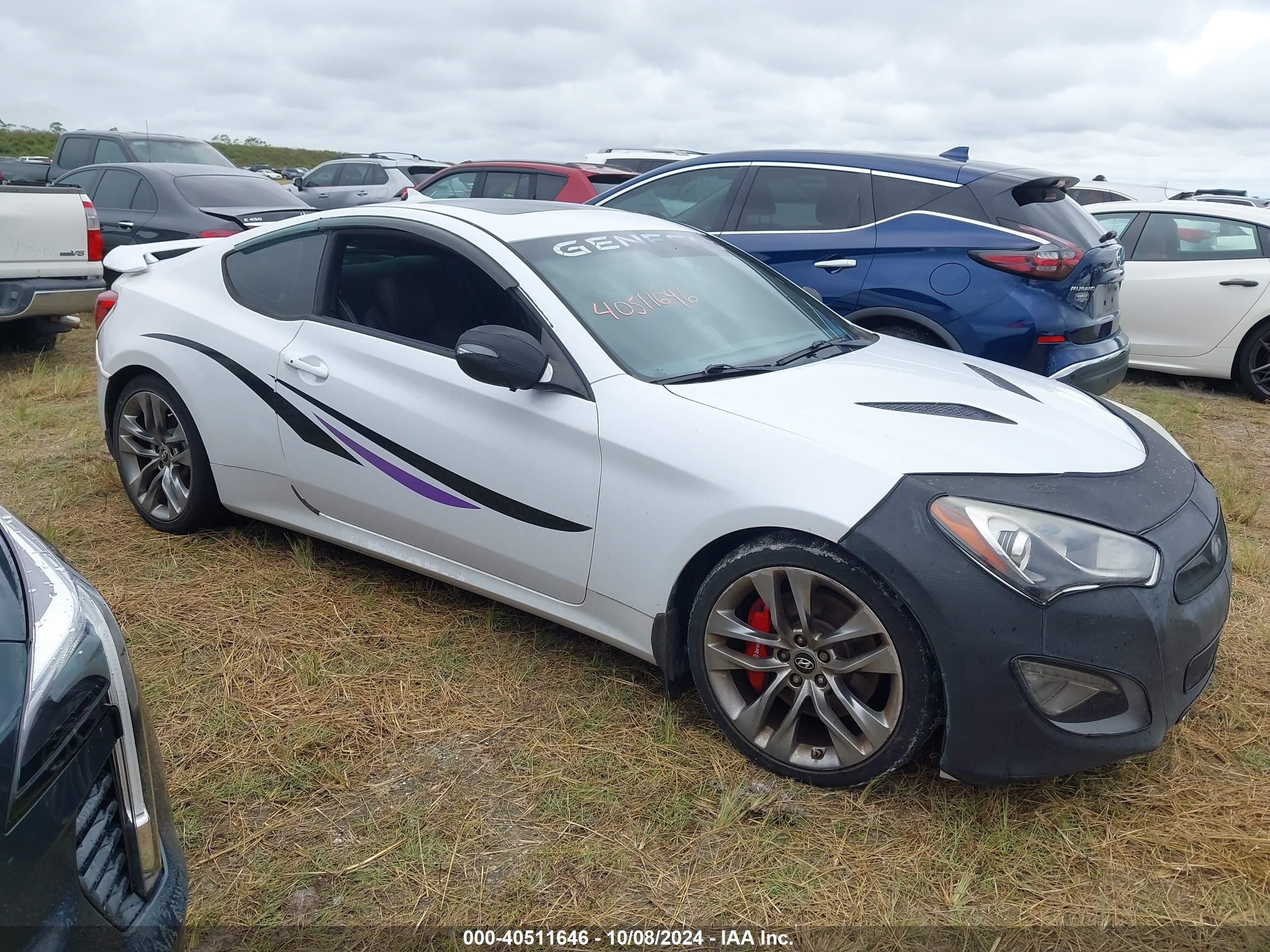 2015 Hyundai Genesis 3.8 Ultimate White vin: KMHHU6KJ3FU128598