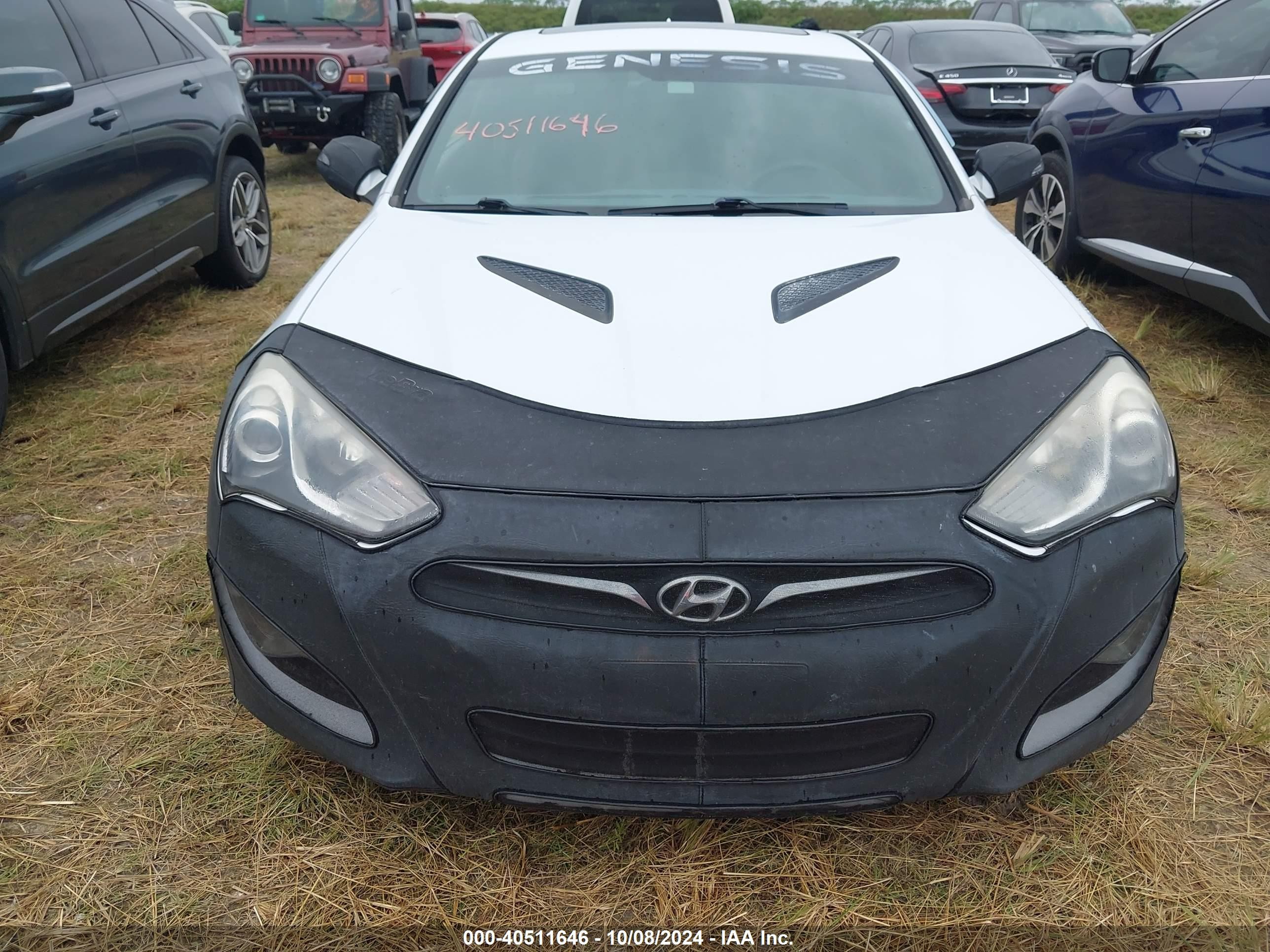 2015 Hyundai Genesis 3.8 Ultimate White vin: KMHHU6KJ3FU128598