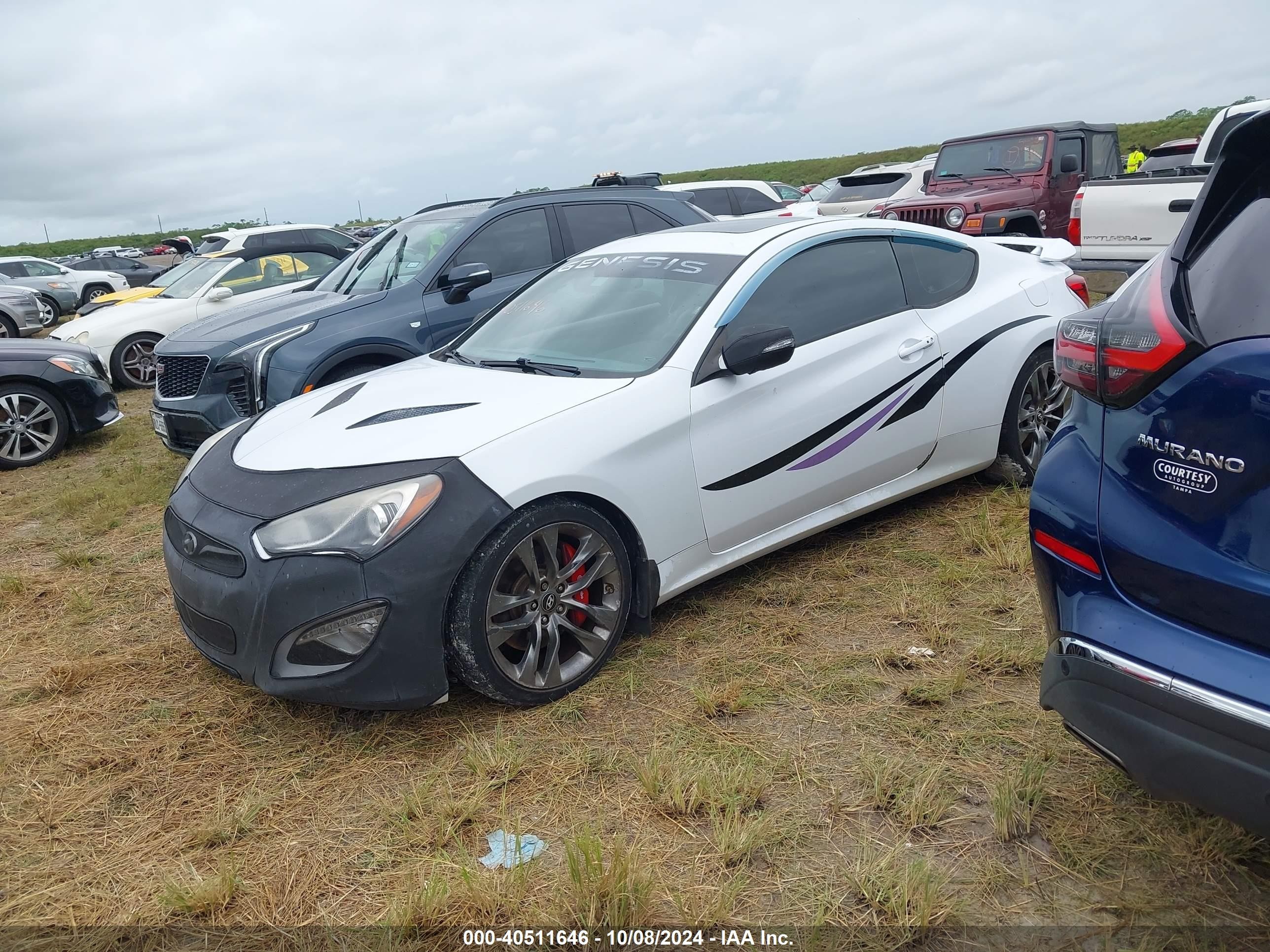 2015 Hyundai Genesis 3.8 Ultimate White vin: KMHHU6KJ3FU128598
