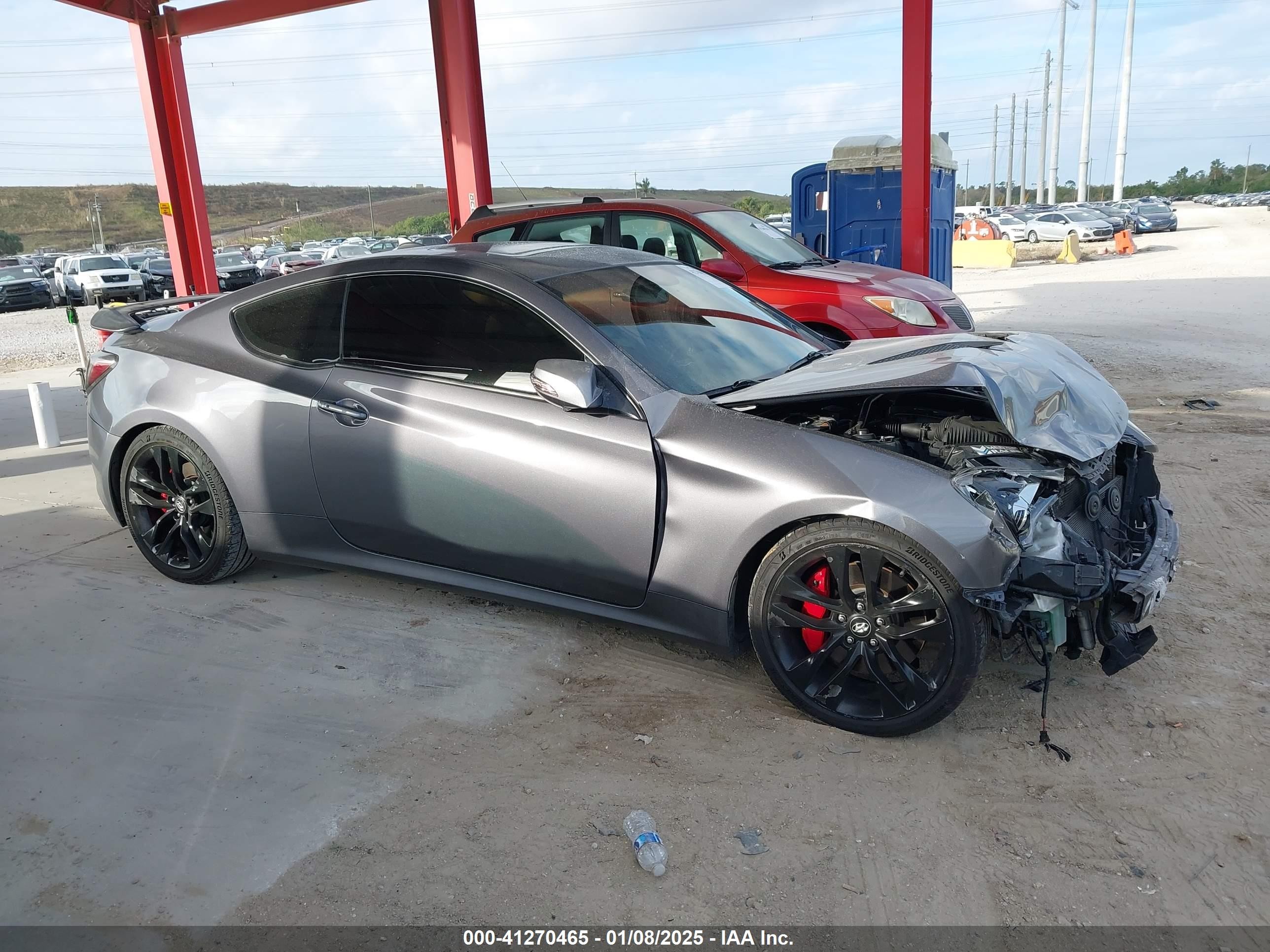 2015 Hyundai Genesis 3.8 Ultimate Gray vin: KMHHU6KJ4FU125550
