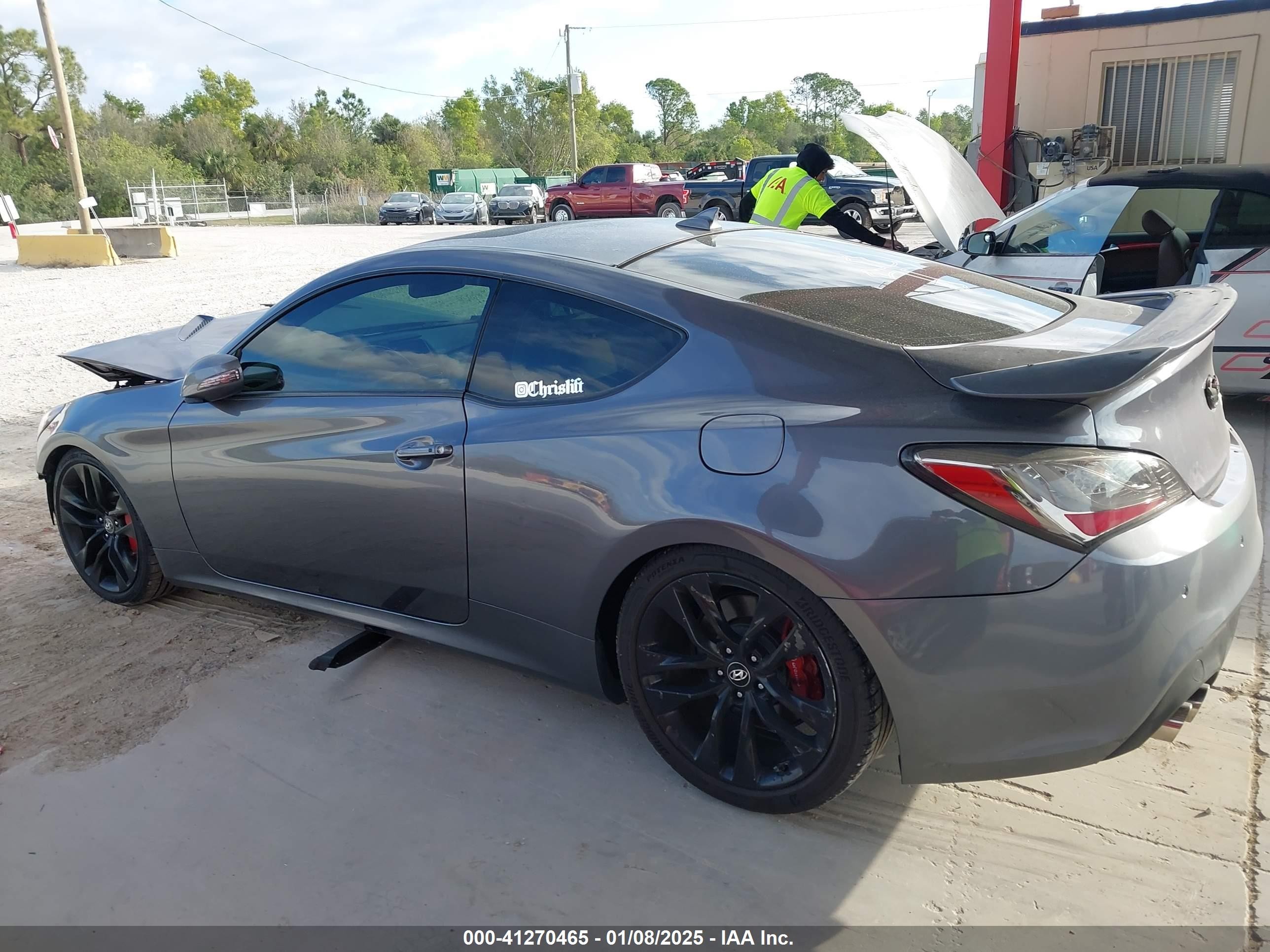 2015 Hyundai Genesis 3.8 Ultimate Gray vin: KMHHU6KJ4FU125550