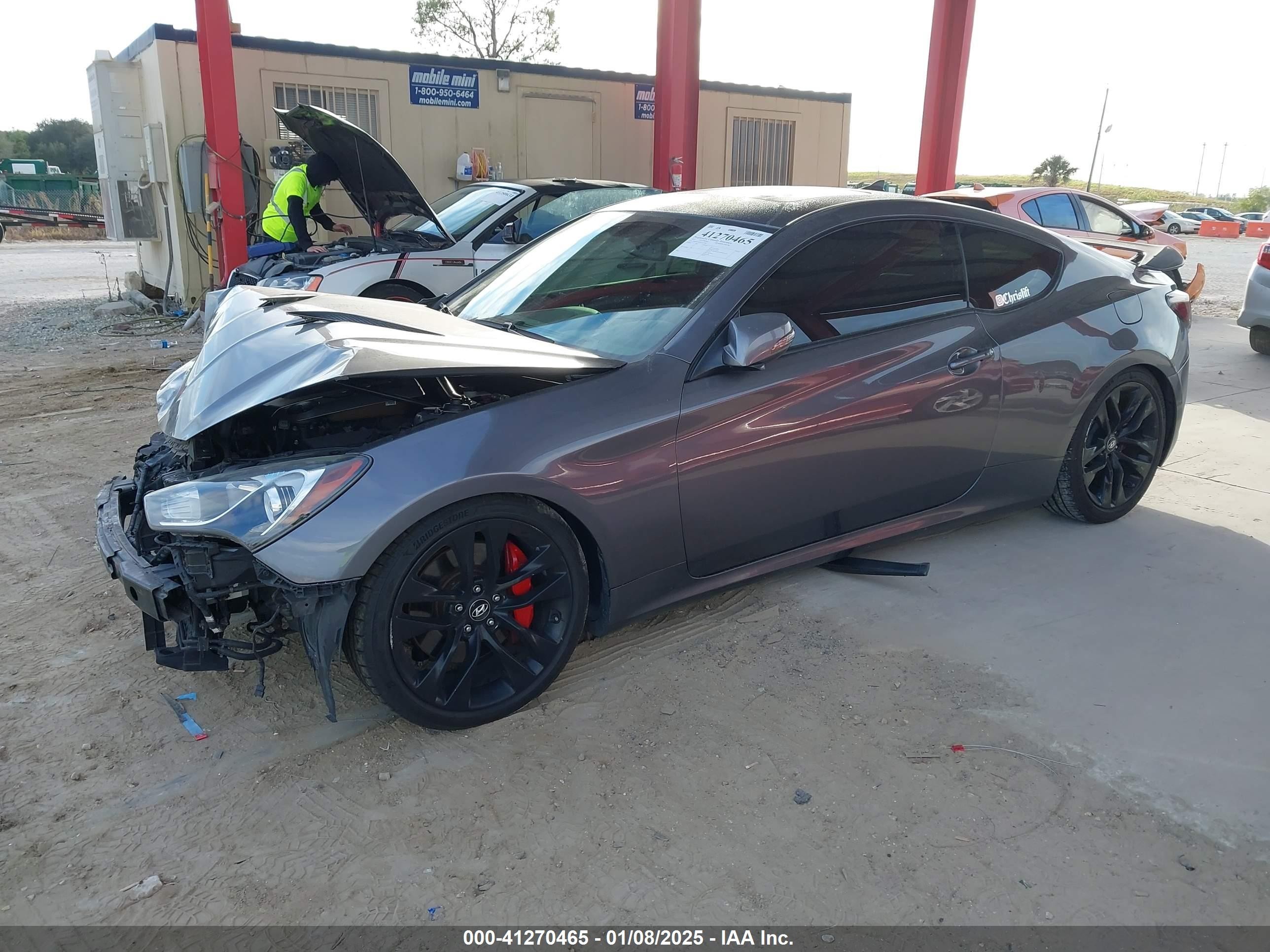 2015 Hyundai Genesis 3.8 Ultimate Gray vin: KMHHU6KJ4FU125550