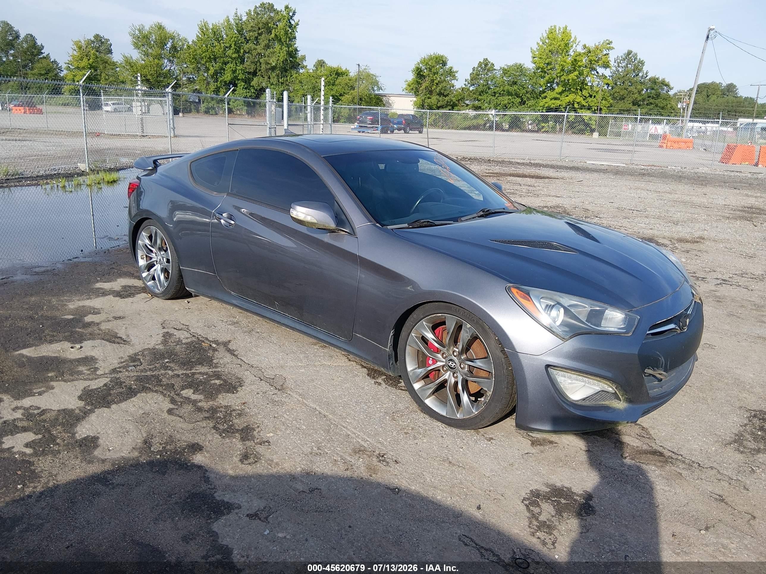 2015 Hyundai Genesis 3.8 Ultimate Gray vin: KMHHU6KJ4FU125631
