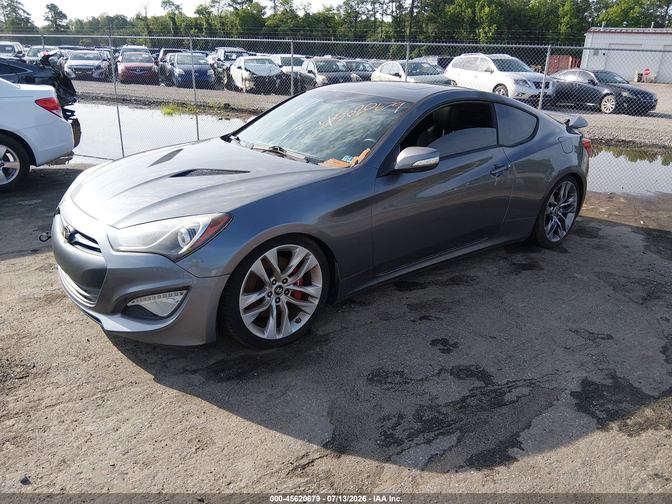 2015 Hyundai Genesis 3.8 Ultimate Gray vin: KMHHU6KJ4FU125631
