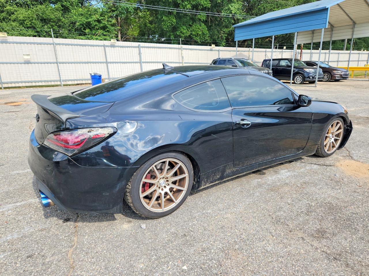 2013 Hyundai Genesis Coupe 3.8l Black vin: KMHHU6KJ5DU085685