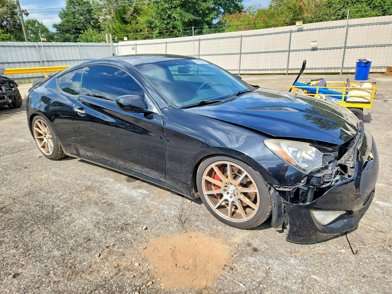 2013 Hyundai Genesis Coupe 3.8l Black vin: KMHHU6KJ5DU085685