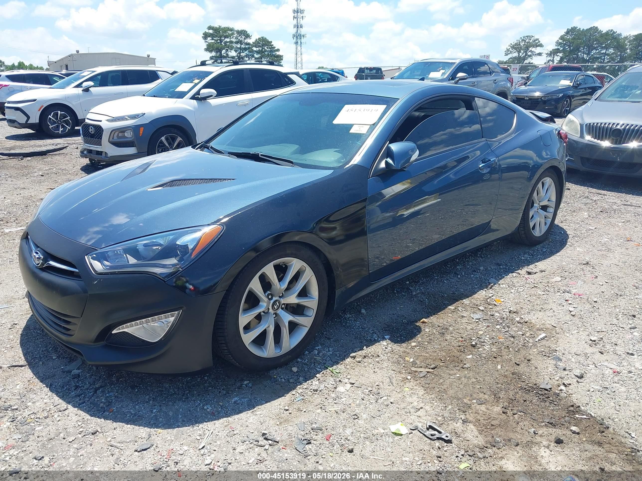 2013 Hyundai Genesis 3.8 Grand Touring Gray vin: KMHHU6KJ5DU089817