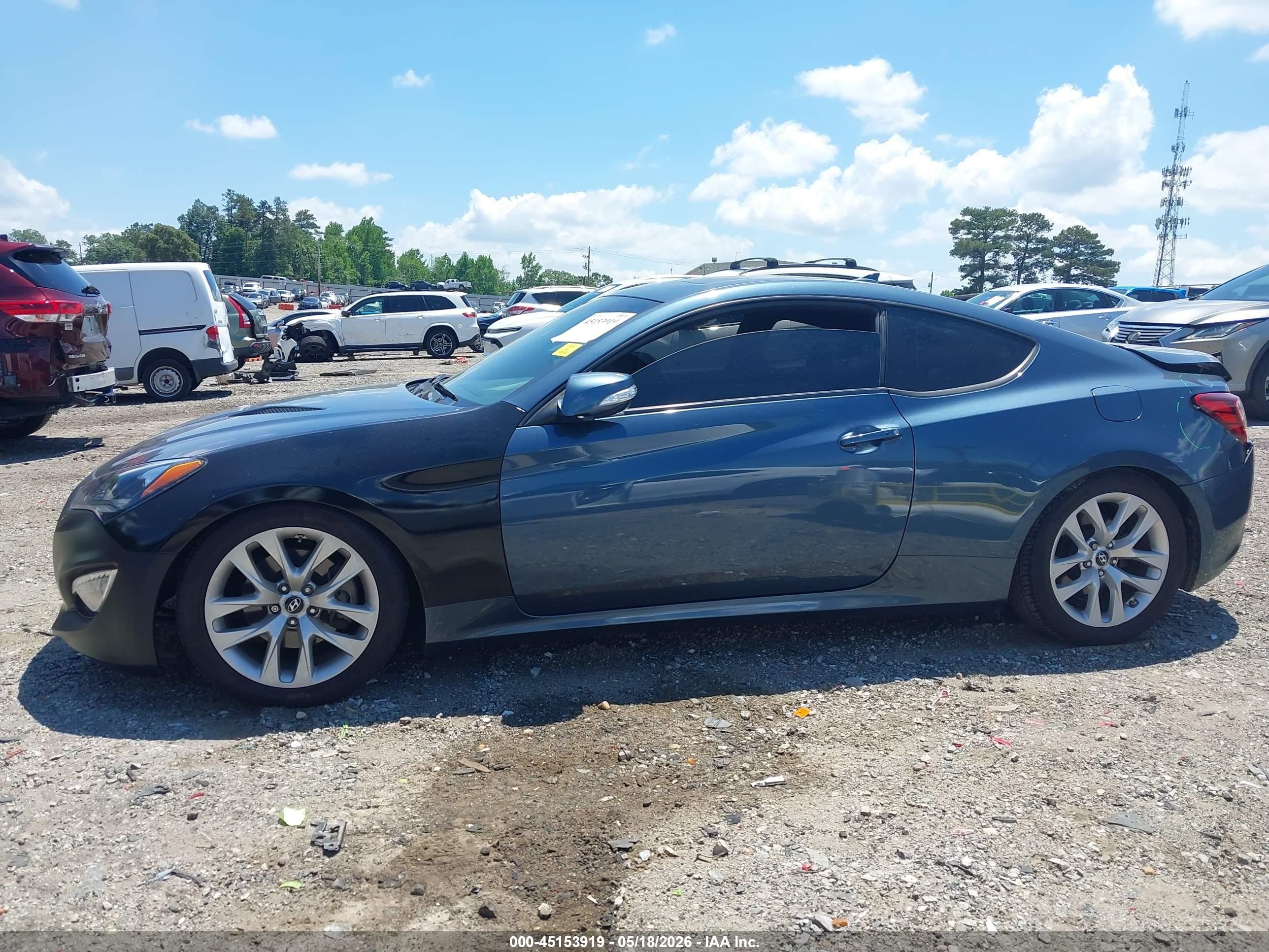2013 Hyundai Genesis 3.8 Grand Touring Gray vin: KMHHU6KJ5DU089817