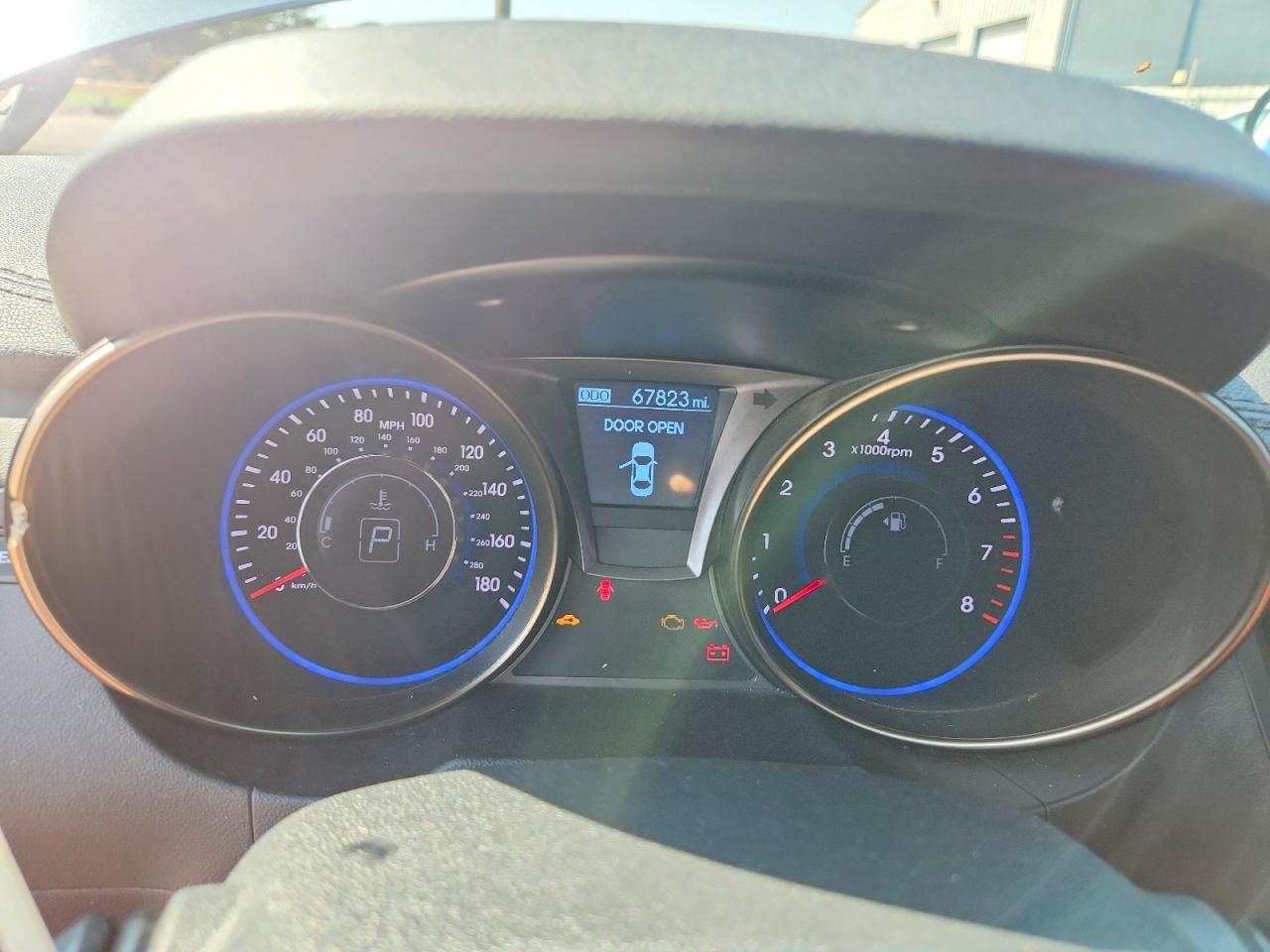 2013 Hyundai Genesis Coupe 3.8 Grand Touring Blue vin: KMHHU6KJ5DU094077