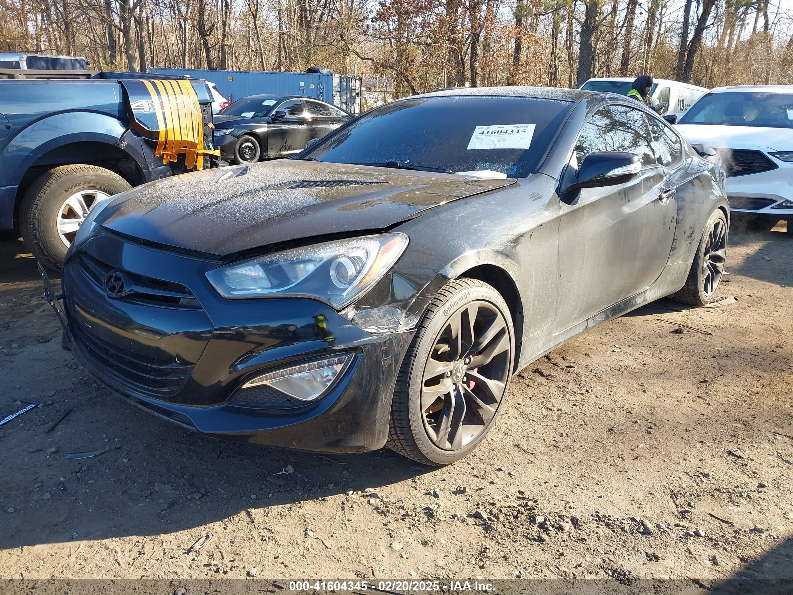 2015 Hyundai Genesis 3.8 Ultimate Черный vin: KMHHU6KJ5FU122611