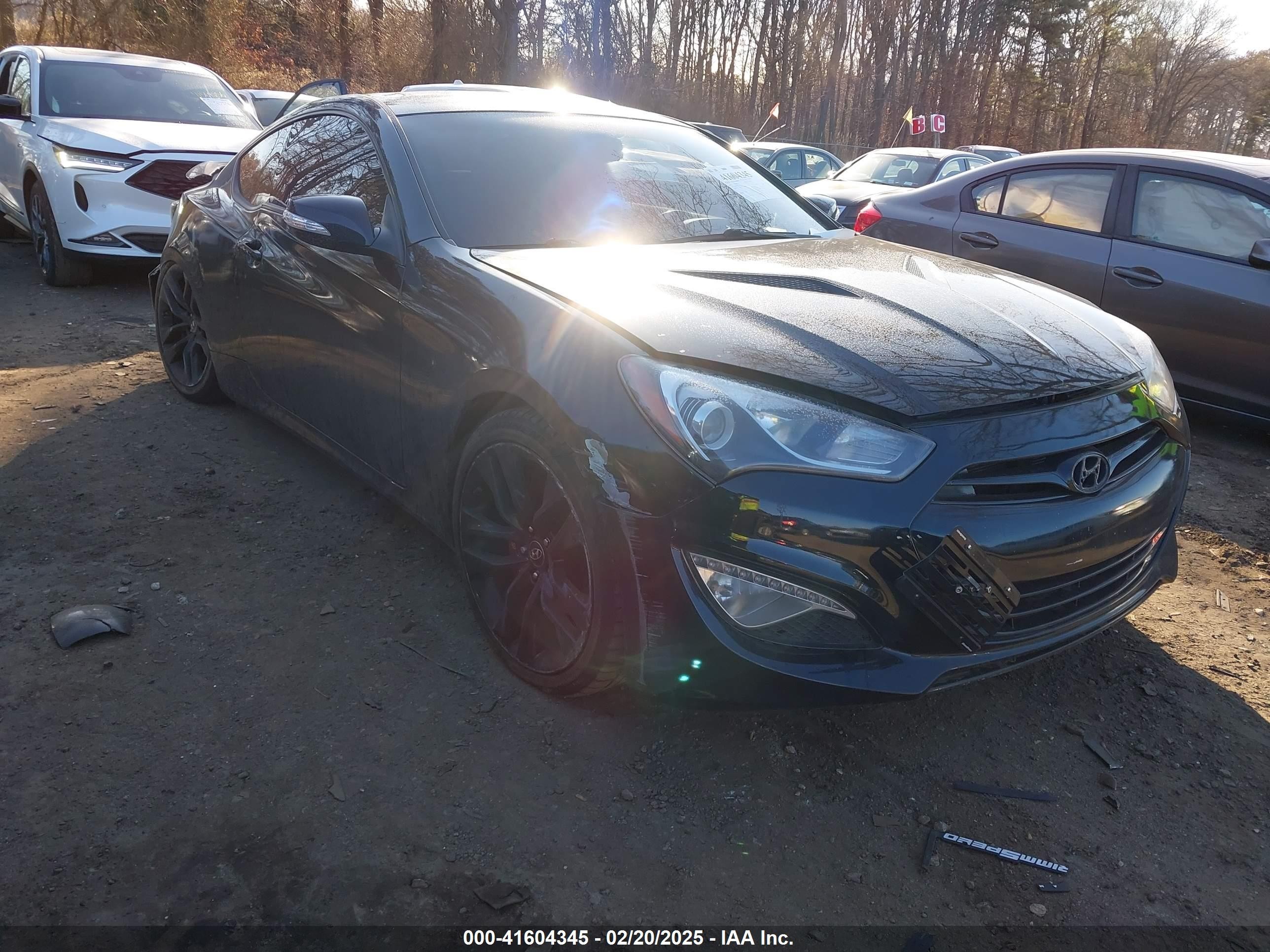 2015 Hyundai Genesis 3.8 Ultimate Черный vin: KMHHU6KJ5FU122611