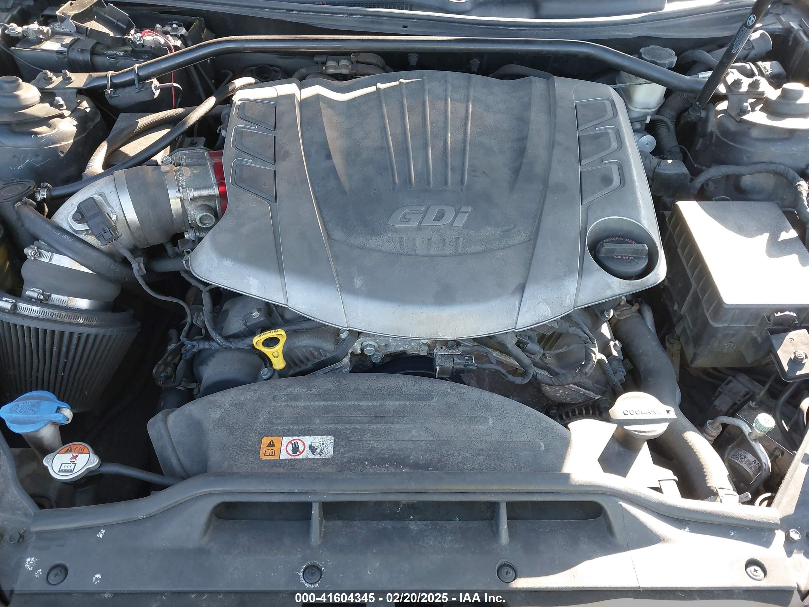 2015 Hyundai Genesis 3.8 Ultimate Черный vin: KMHHU6KJ5FU122611