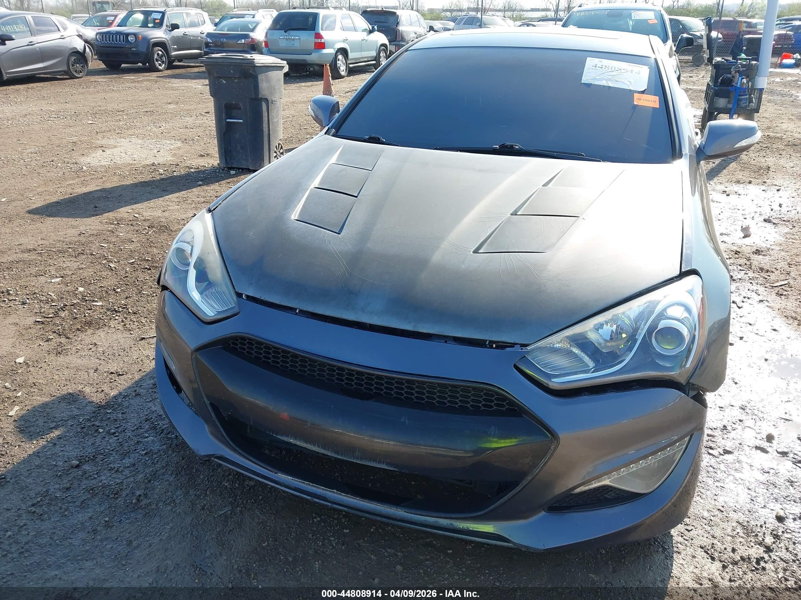 2015 Hyundai Genesis 3.8 Ultimate Gray vin: KMHHU6KJ5FU129574