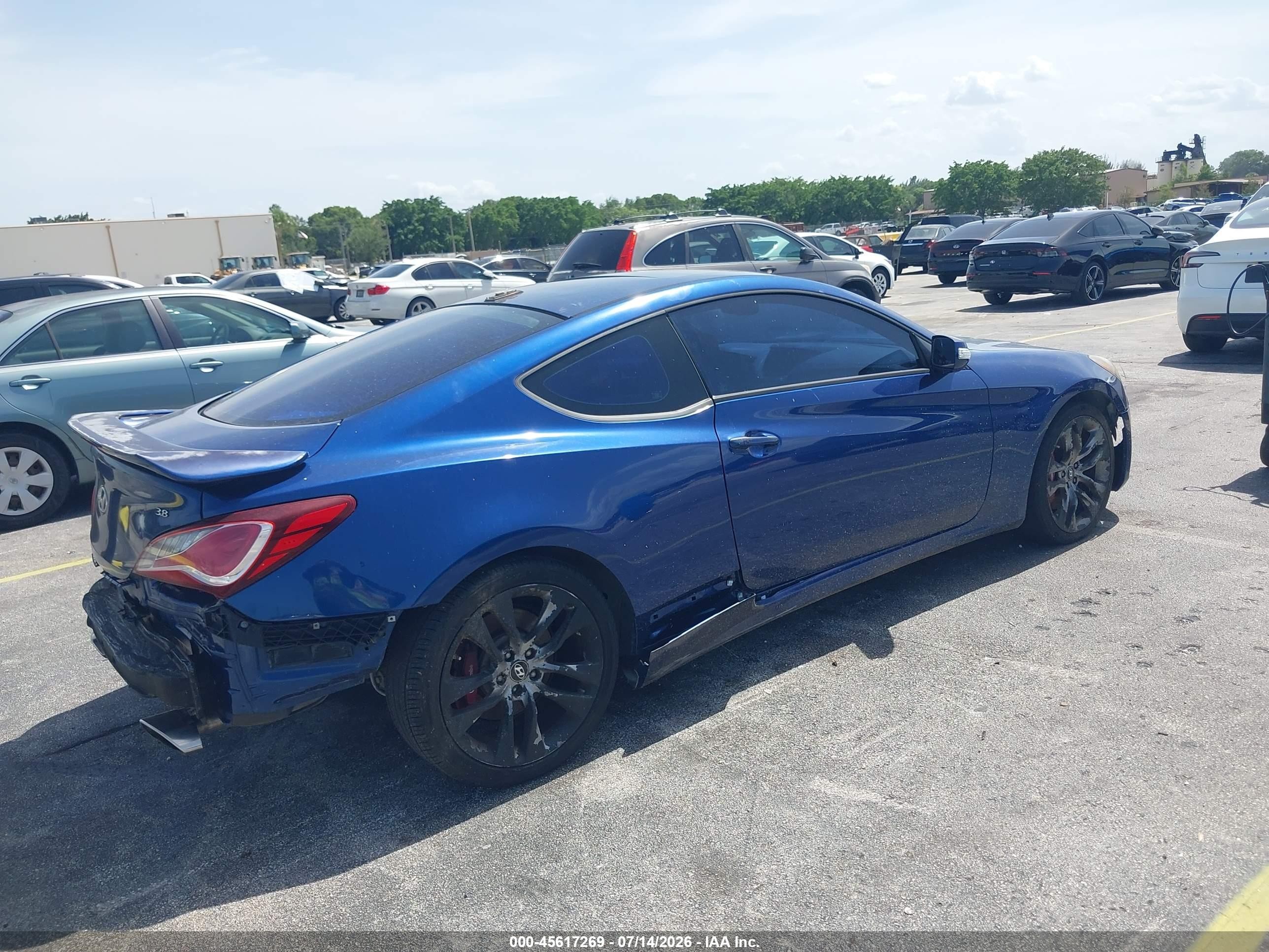 2015 Hyundai Genesis 3.8 Ultimate Blue vin: KMHHU6KJ5FU130238