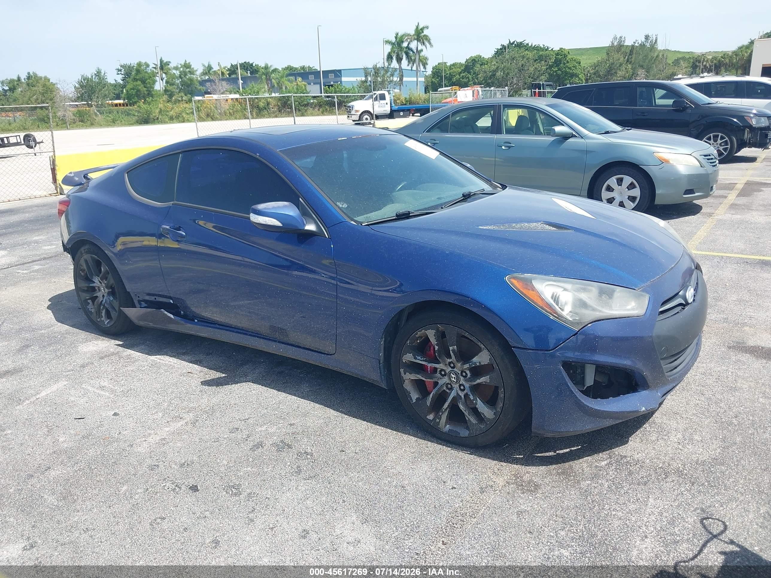 2015 Hyundai Genesis 3.8 Ultimate Blue vin: KMHHU6KJ5FU130238
